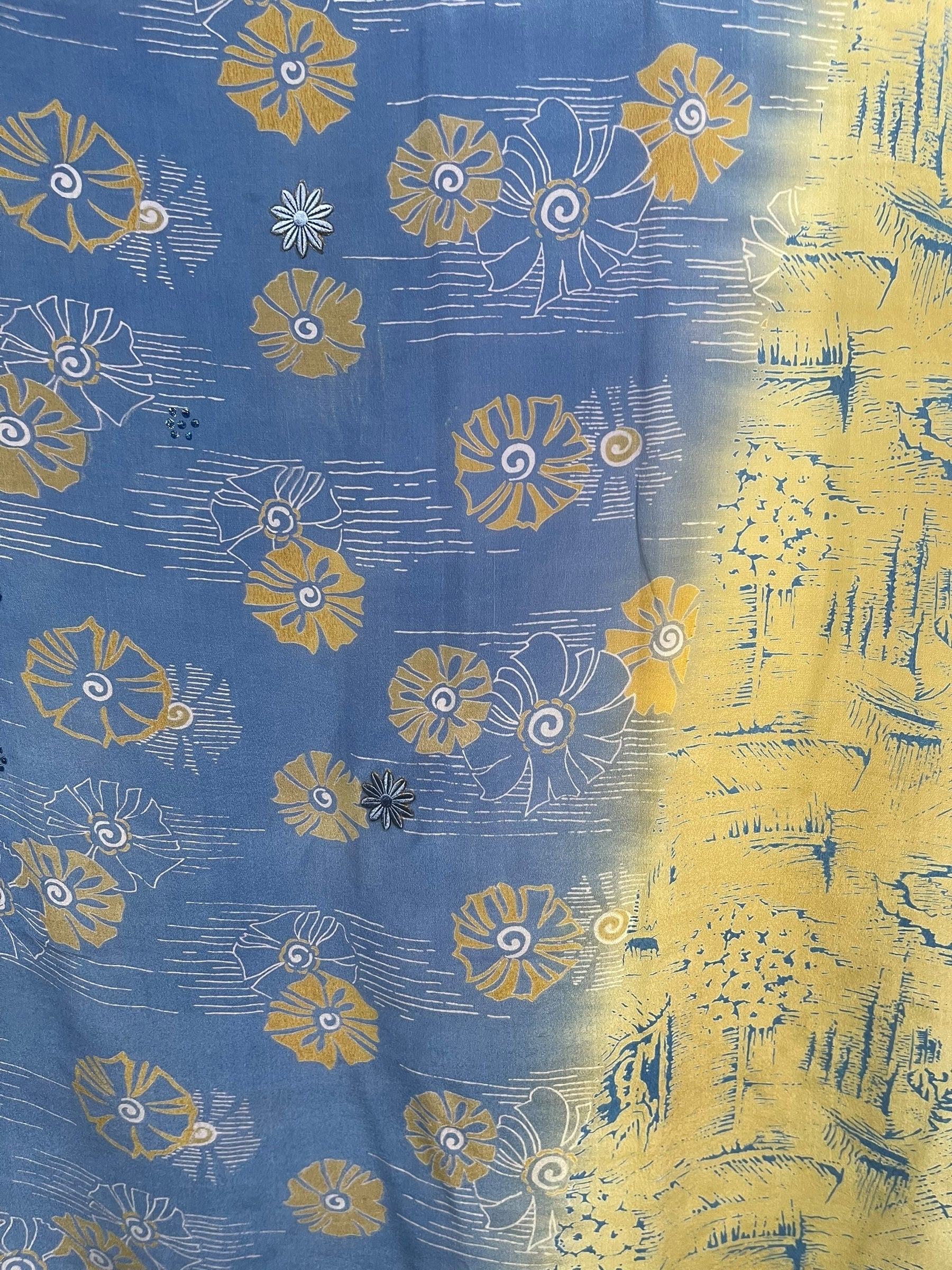 PREVIEW PRC8548 Avatar Pure Silk Midi Length Kaftan by FEBRUARY2026 – Handmade ethical Midi Length Kaftan from sariKNOTsari using upcycled silk. Designed in Canada for travel and slow fashion, loved from Toronto to LA to Sydney.