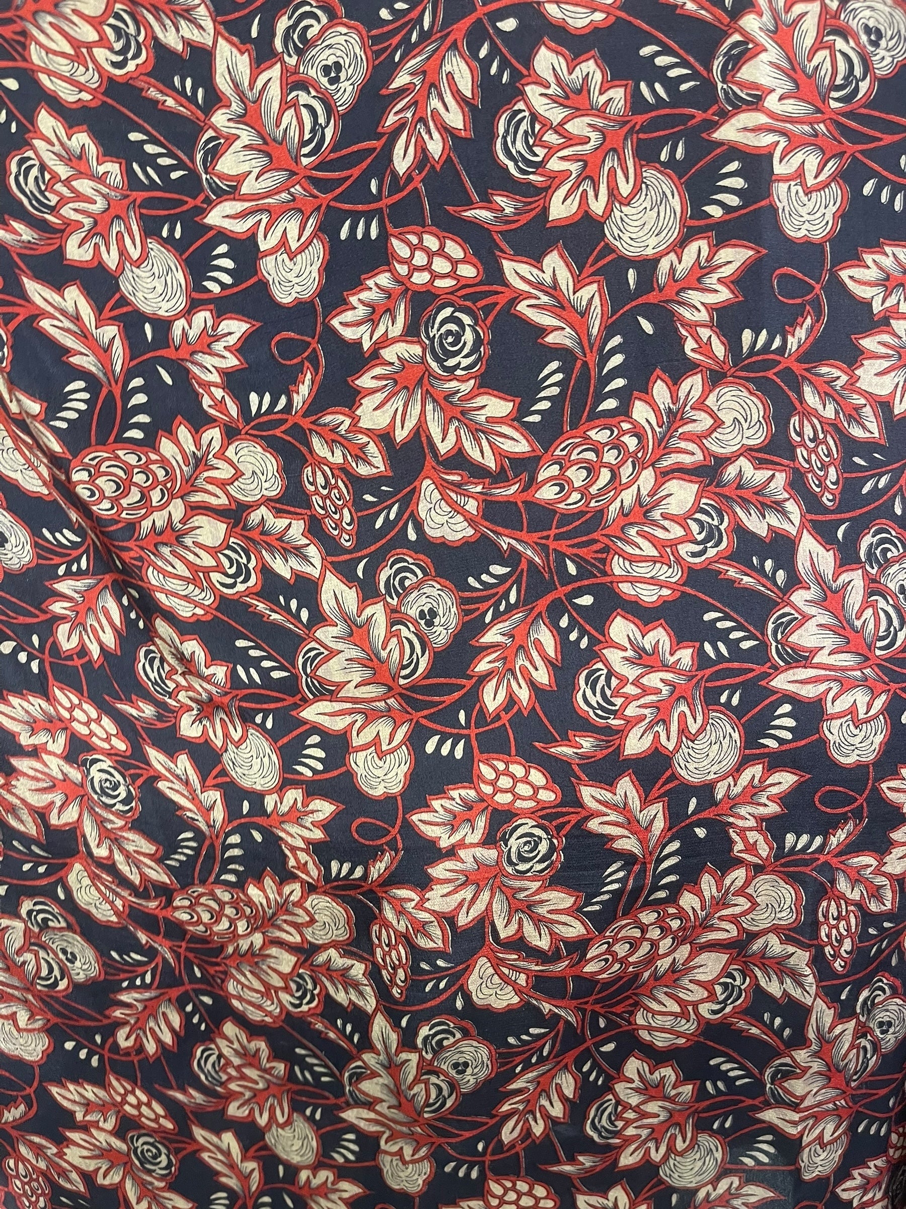 PRC8070 Avatar Pure Silk Midi Length Kaftan