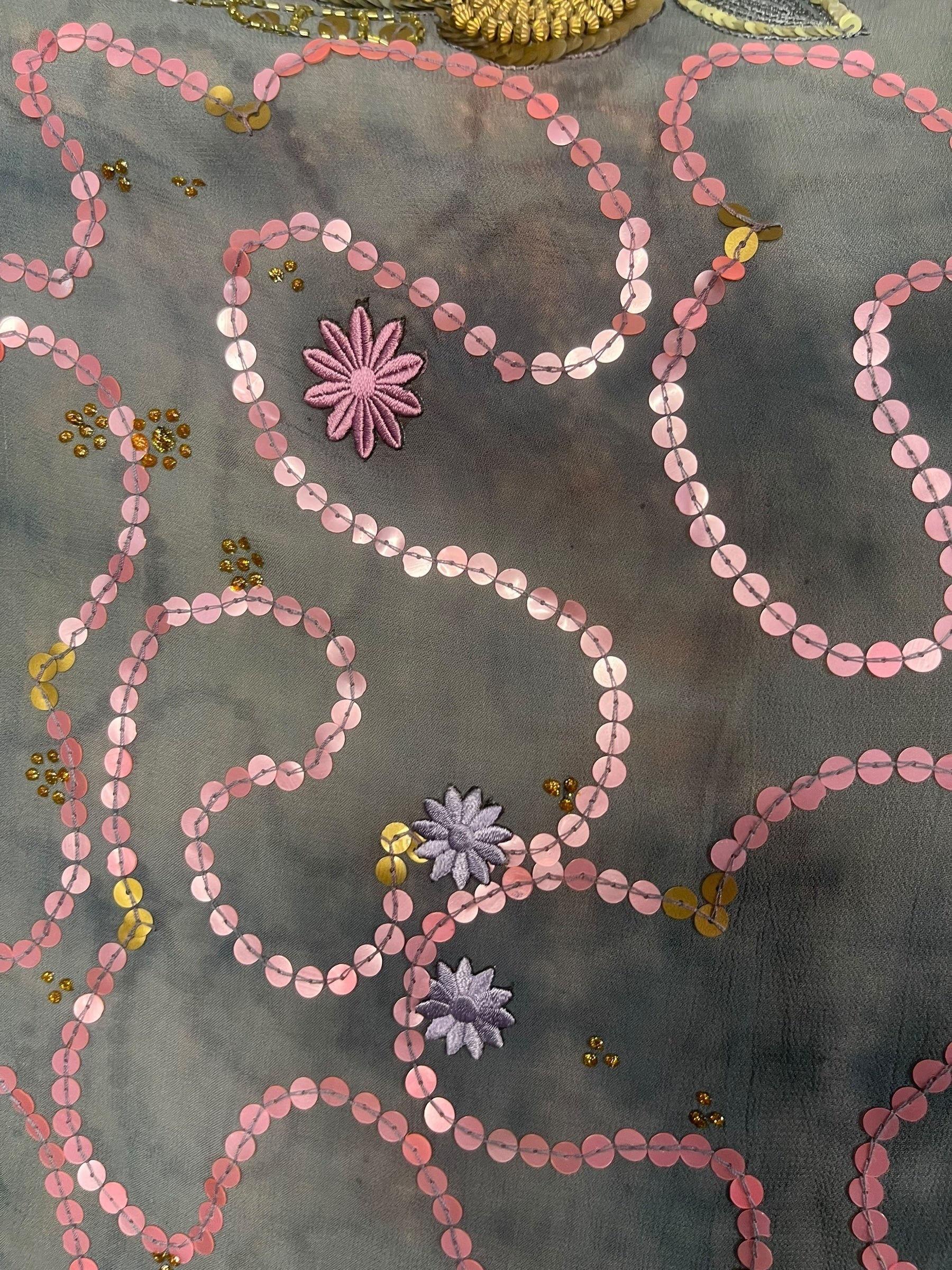 PREVIEW PRG8273 Sheer  Avatar Pure Silk Midi Length Kaftan by FEBRUARY2026 – Handmade ethical Midi Length Kaftan from sariKNOTsari using upcycled silk. Designed in Canada for travel and slow fashion, loved from Toronto to LA to Sydney.