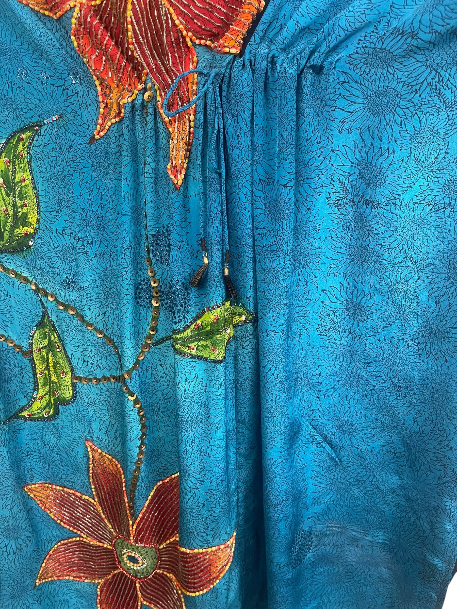 Releases Sunday at 8pm EST  PRC9117 Avatar Pure Silk Maxi Kaftan