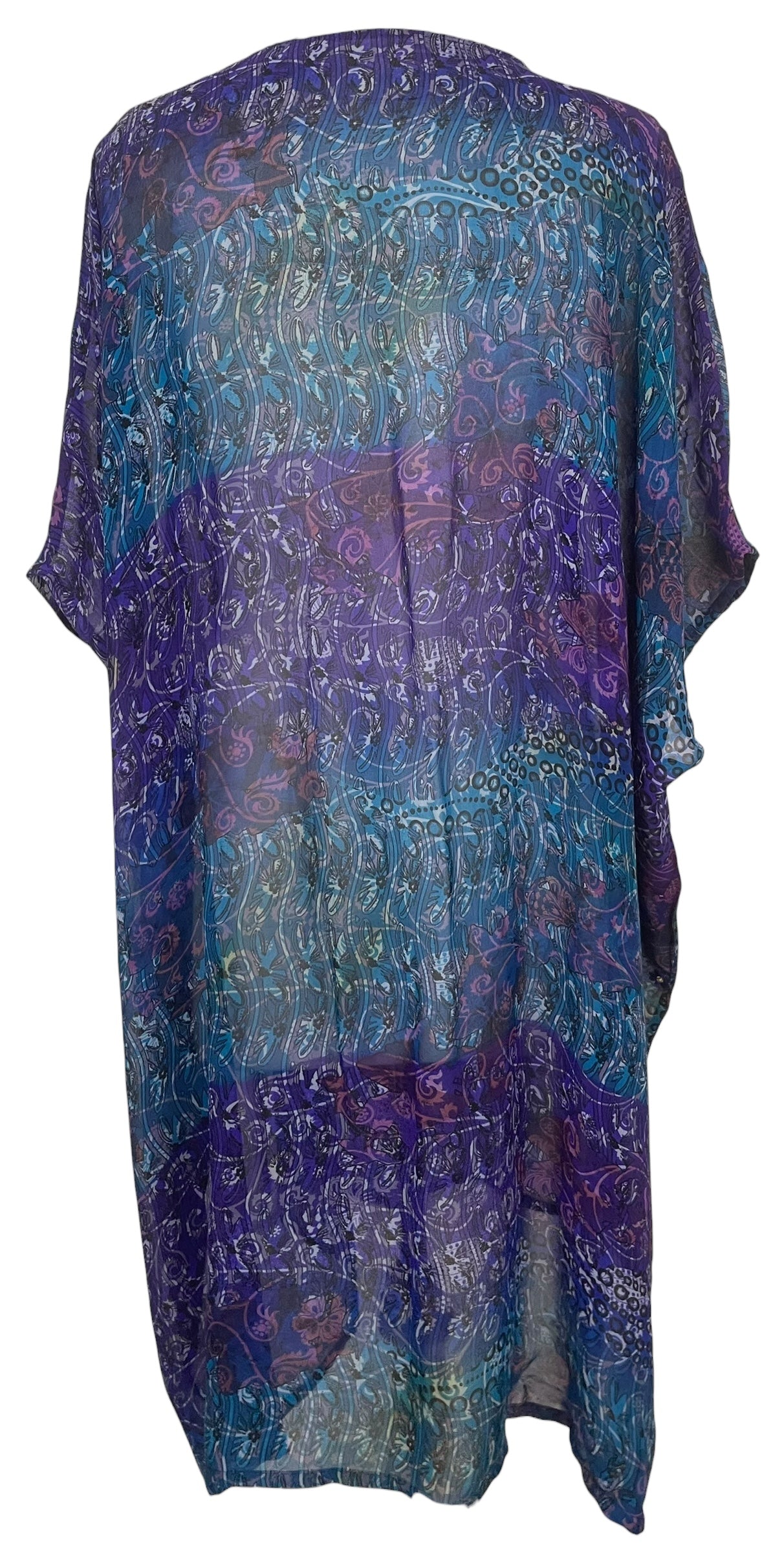 PREVIEW PRG7784 Sheer  Wabi Sabi Pure Silk Midi Length Kaftan