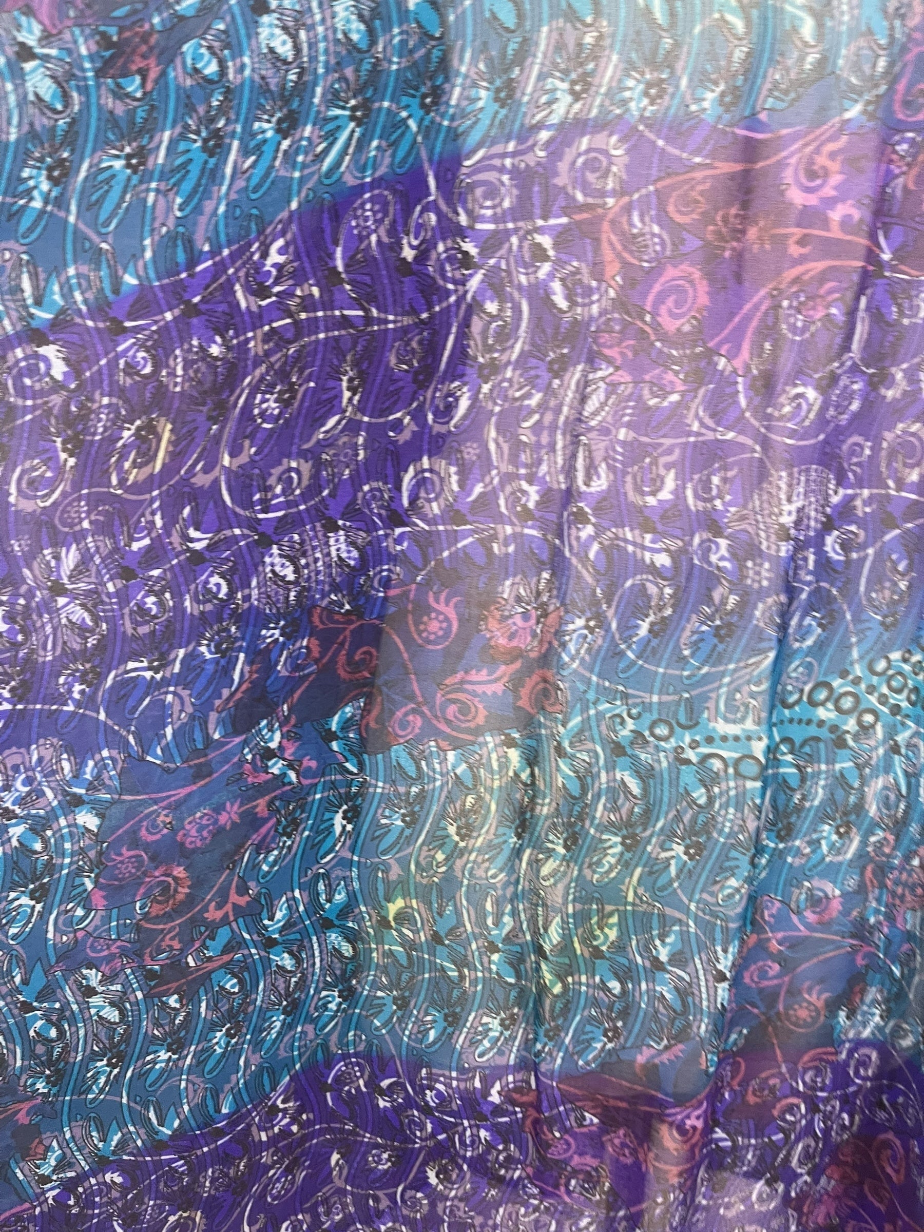 PREVIEW PRG7784 Sheer  Wabi Sabi Pure Silk Midi Length Kaftan