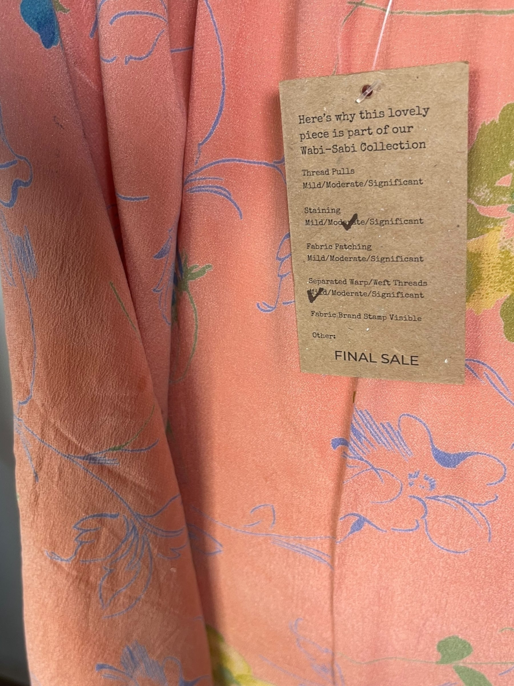 PREVIEW PRC8204  Wabi Sabi Pure Silk Midi Length Kaftan by FEBRUARY2026 – Handmade ethical Midi Length Kaftan from sariKNOTsari using upcycled silk. Designed in Canada for travel and slow fashion, loved from Toronto to LA to Sydney.