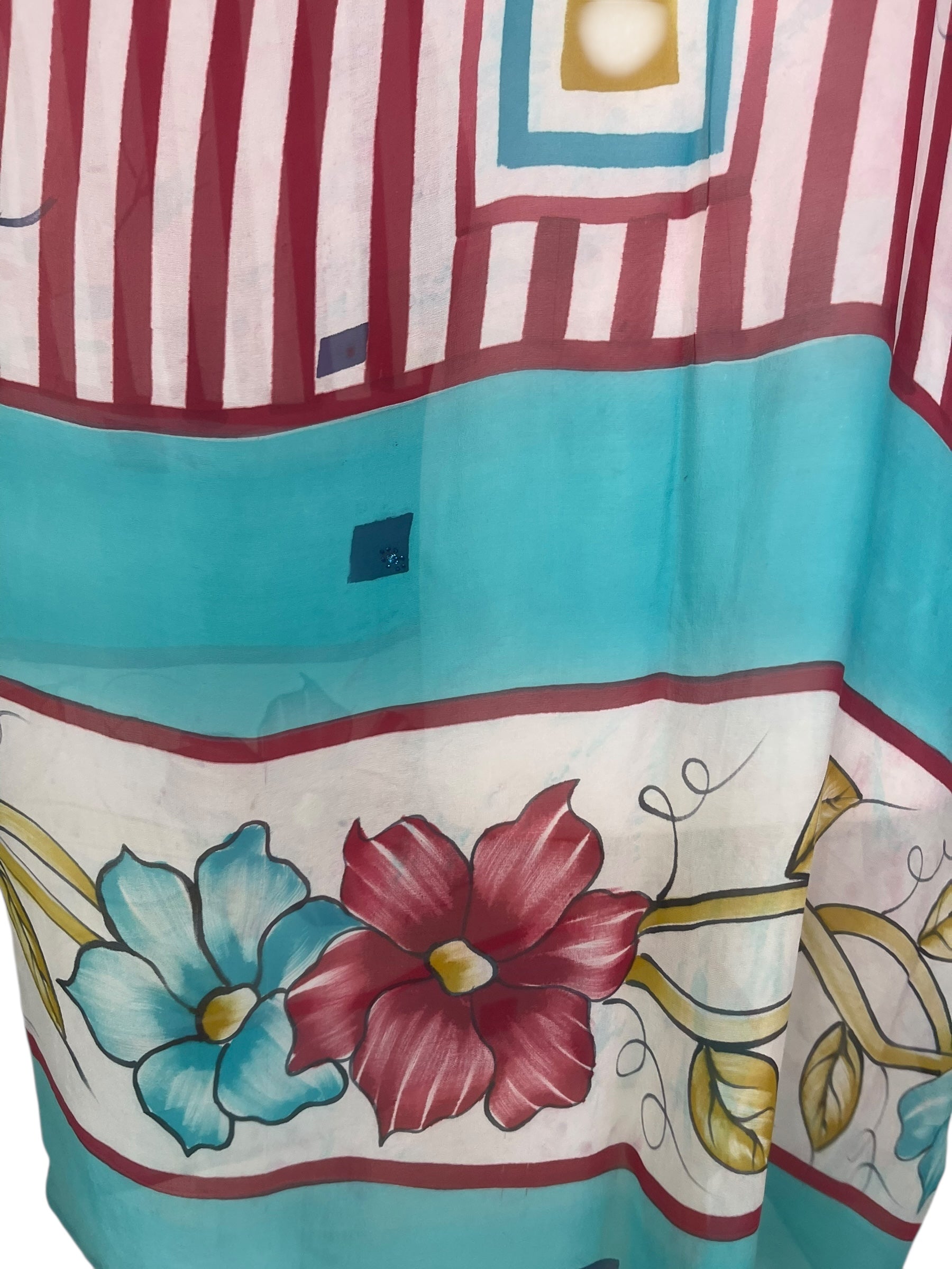 PREVIEW PRG7789  Sheer Wabi Sabi Pure Silk Midi Length Kaftan