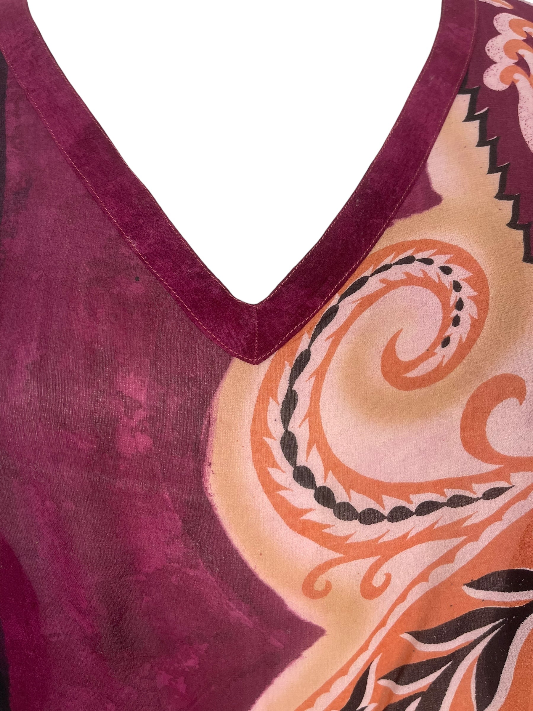 PREVIEW PRG7788 Sheer Wabi Sabi Pure Silk Midi Length Kaftan by FEBRUARY2026 – Handmade ethical Midi Length Kaftan from sariKNOTsari using upcycled silk. Designed in Canada for travel and slow fashion, loved from Toronto to LA to Sydney.
