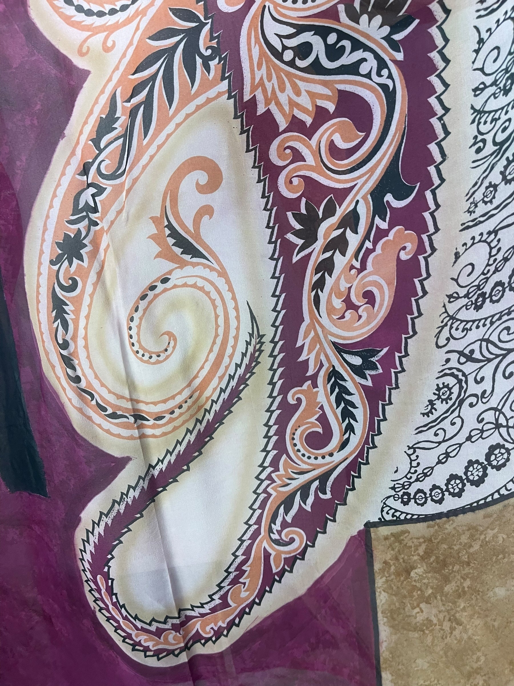 PREVIEW PRG7788 Sheer Wabi Sabi Pure Silk Midi Length Kaftan by FEBRUARY2026 – Handmade ethical Midi Length Kaftan from sariKNOTsari using upcycled silk. Designed in Canada for travel and slow fashion, loved from Toronto to LA to Sydney.