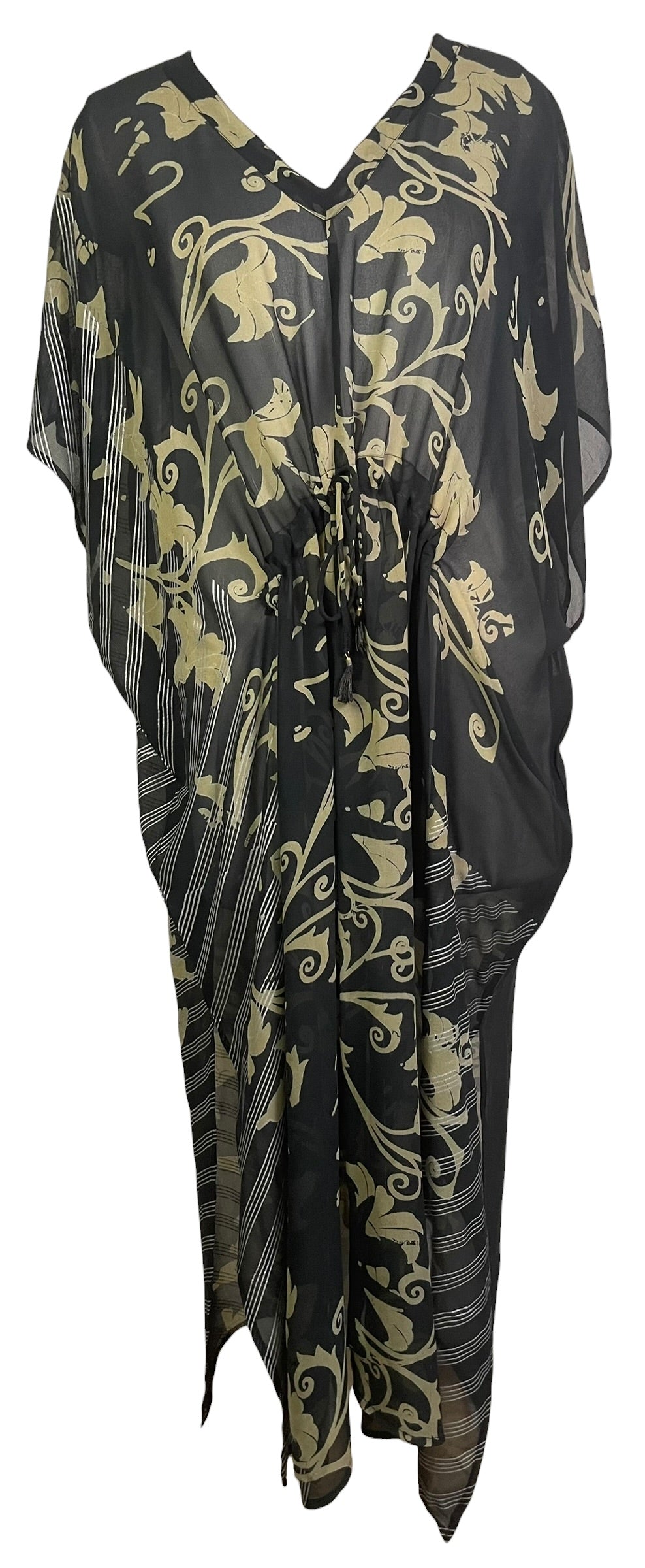 Releases Sunday August 9th at 8pm EST PRG9139 Sheer Wabi Sabi Pure Silk Maxi Kaftan