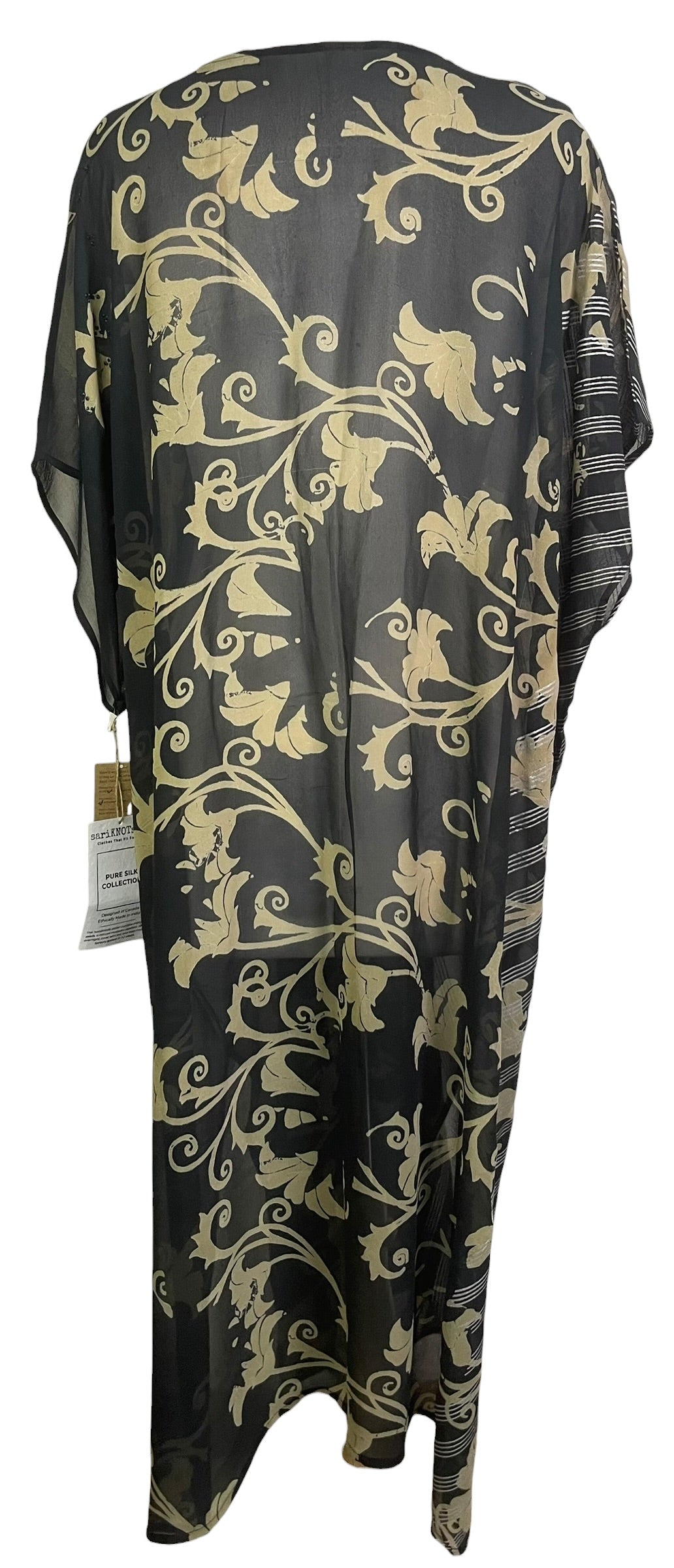 Releases Sunday August 9th at 8pm EST PRG9139 Sheer Wabi Sabi Pure Silk Maxi Kaftan