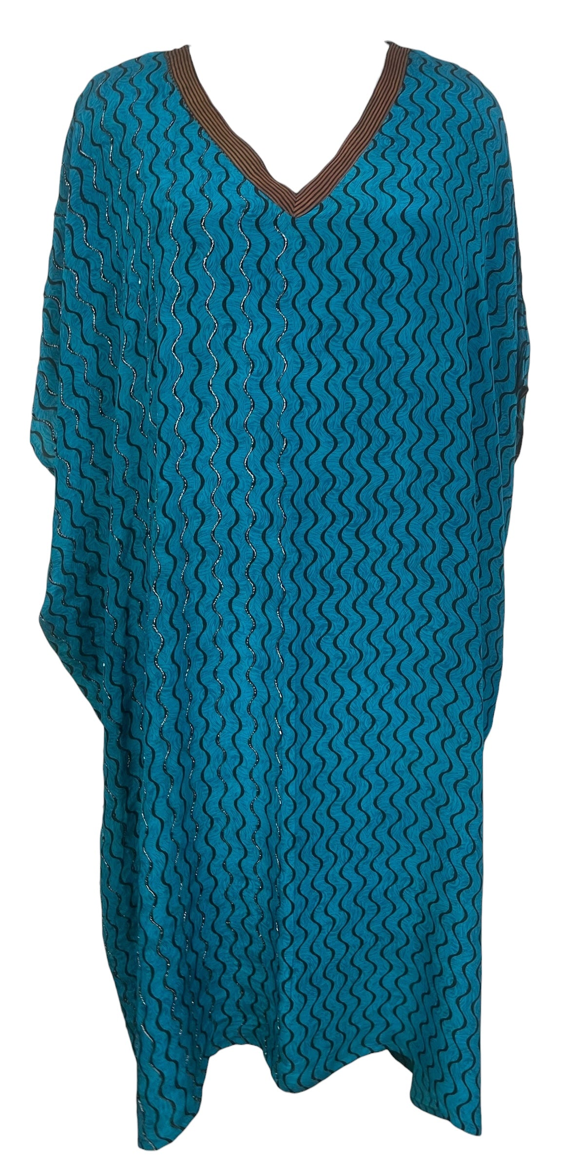 PREVIEW PRC8250 Wabi Sabi Pure Silk Midi Length Kaftan