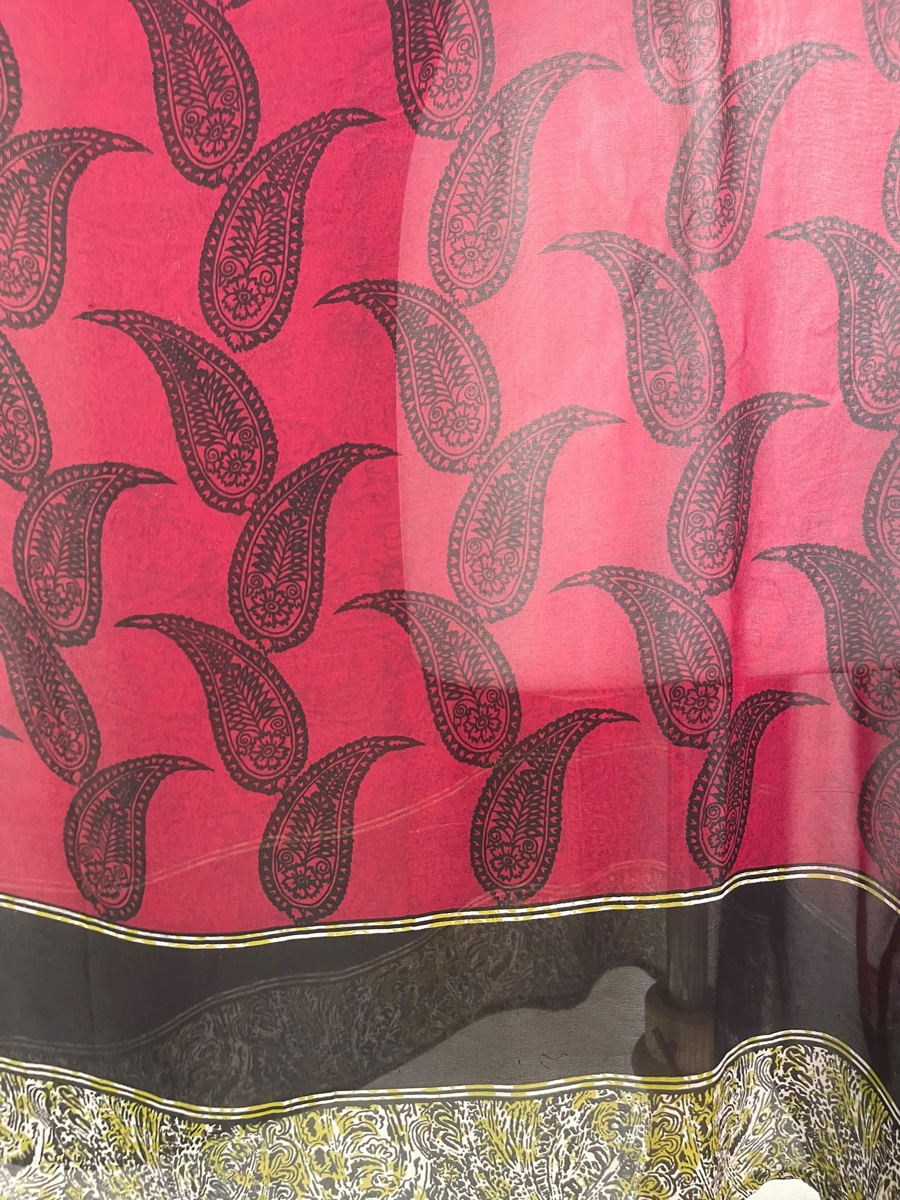 PREVIEW PRG7792 Sheer  Wabi Sabi Pure Silk Midi Length Kaftan