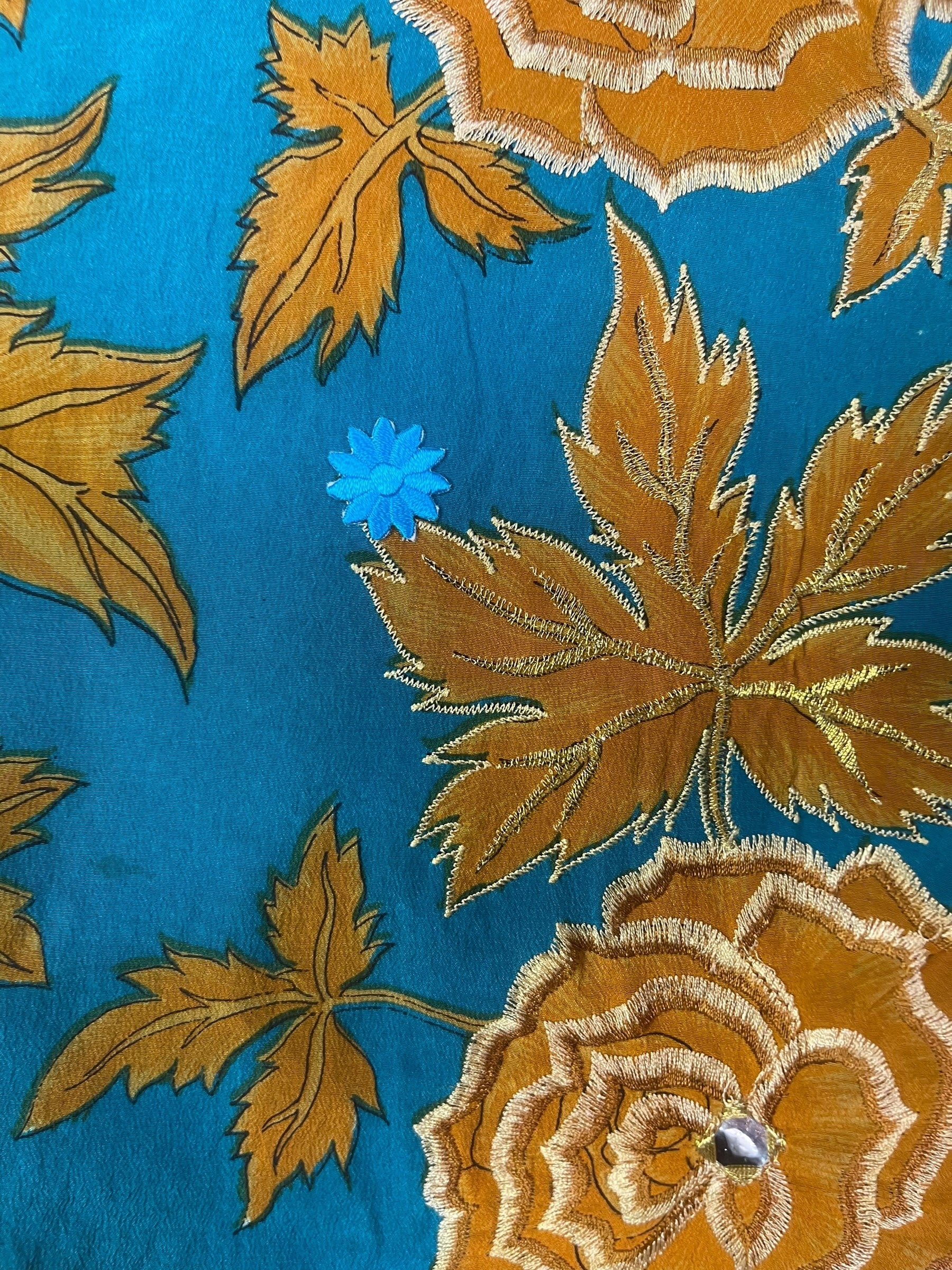 PREVIEW PRC8246  Wabi Sabi Pure Silk Midi Length Kaftan by FEBRUARY2026 – Handmade ethical Midi Length Kaftan from sariKNOTsari using upcycled silk. Designed in Canada for travel and slow fashion, loved from Toronto to LA to Sydney.