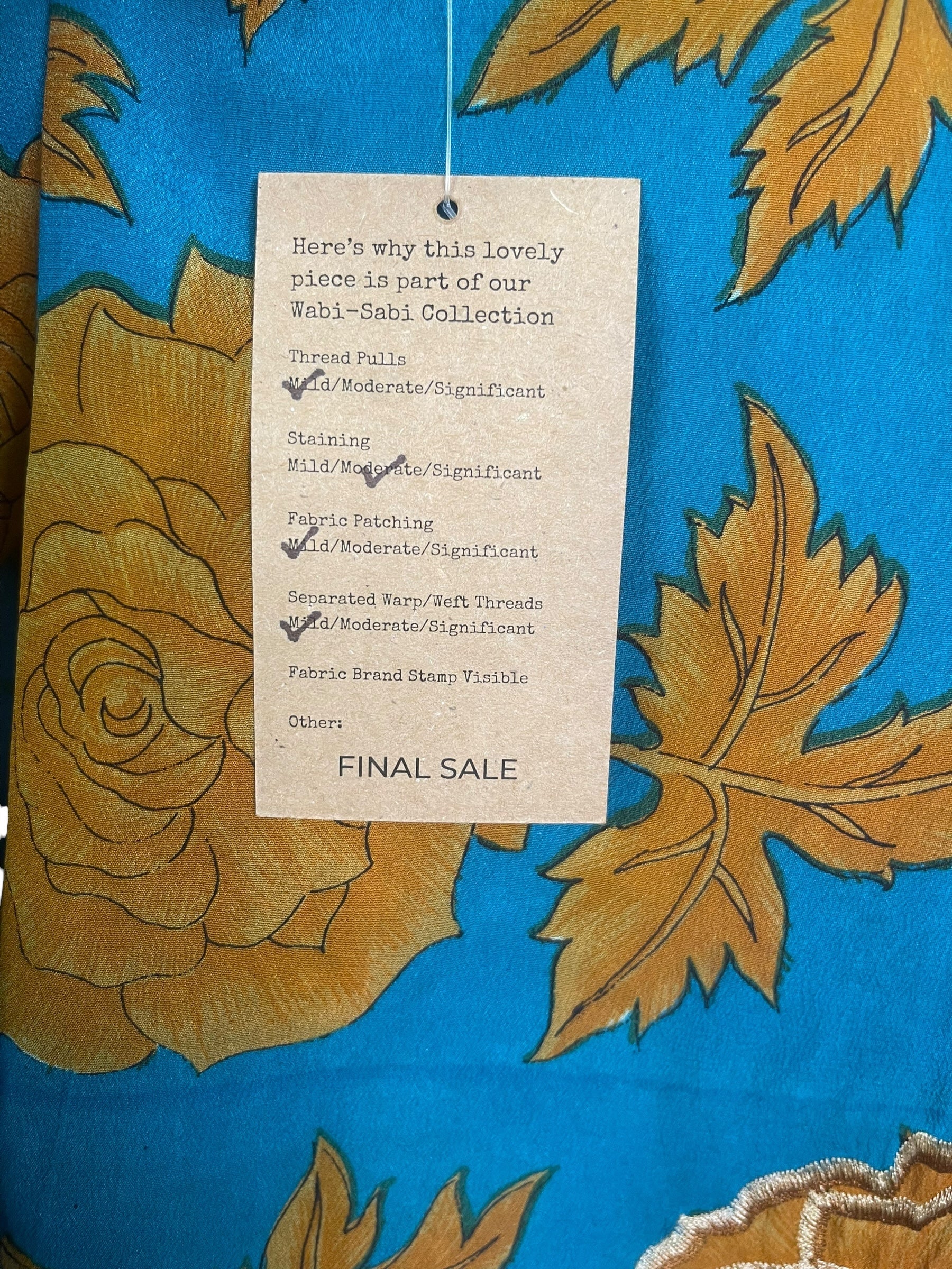 PREVIEW PRC8246  Wabi Sabi Pure Silk Midi Length Kaftan by FEBRUARY2026 – Handmade ethical Midi Length Kaftan from sariKNOTsari using upcycled silk. Designed in Canada for travel and slow fashion, loved from Toronto to LA to Sydney.