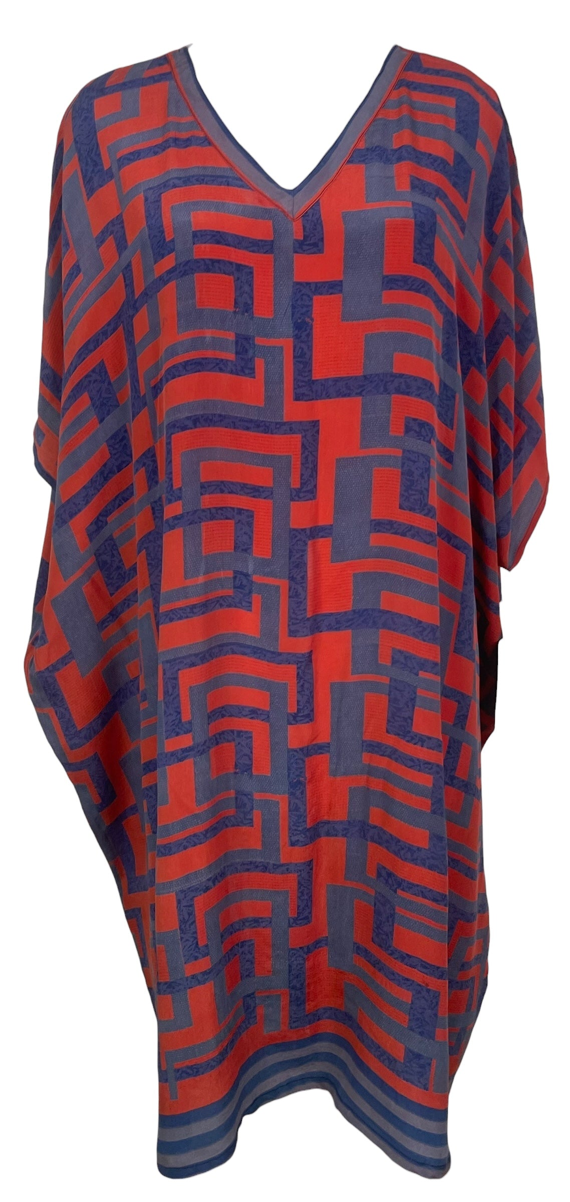 PREVIEW PRC8550 Wabi Sabi Pure Silk Midi Length Kaftan