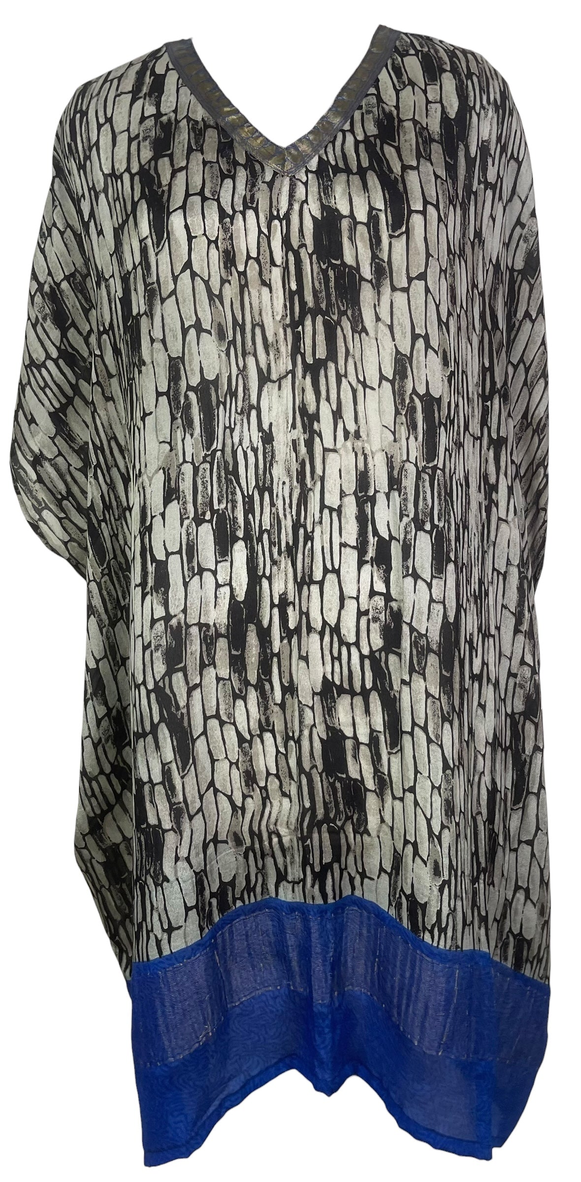 PREVIEW PRC7471  Wabi Sabi Pure Silk Midi Length Kaftan