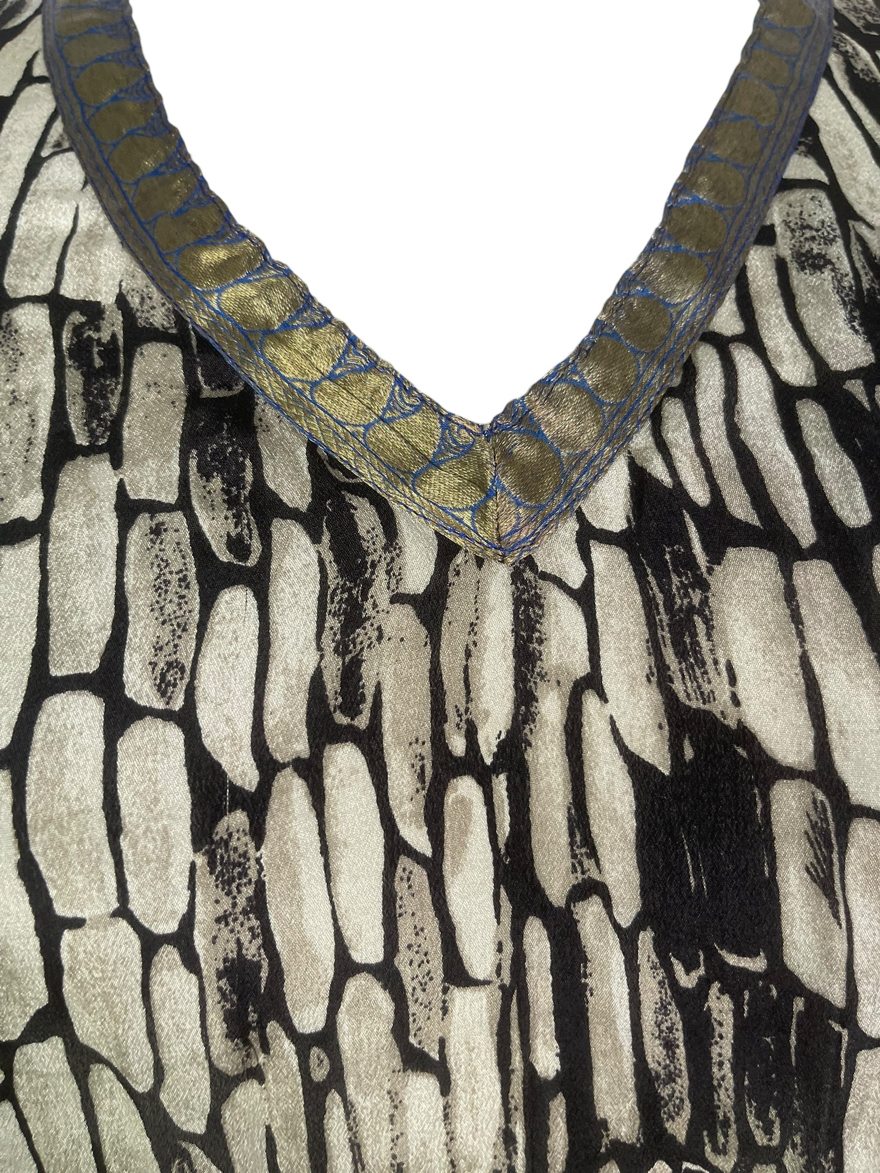 PREVIEW PRC7471  Wabi Sabi Pure Silk Midi Length Kaftan