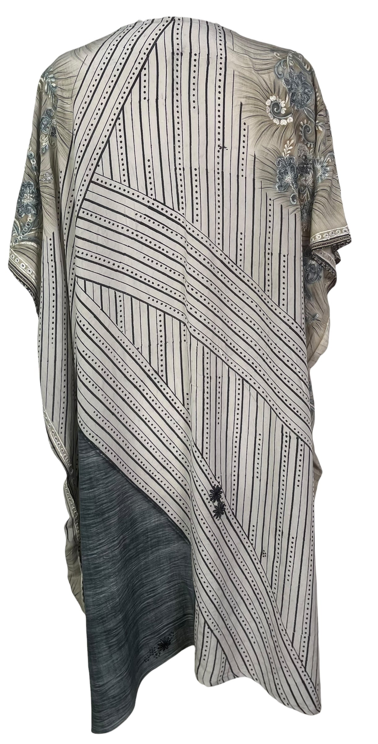 PREVIEW PRC8298  Wabi Sabi Pure Silk Midi Length Kaftan