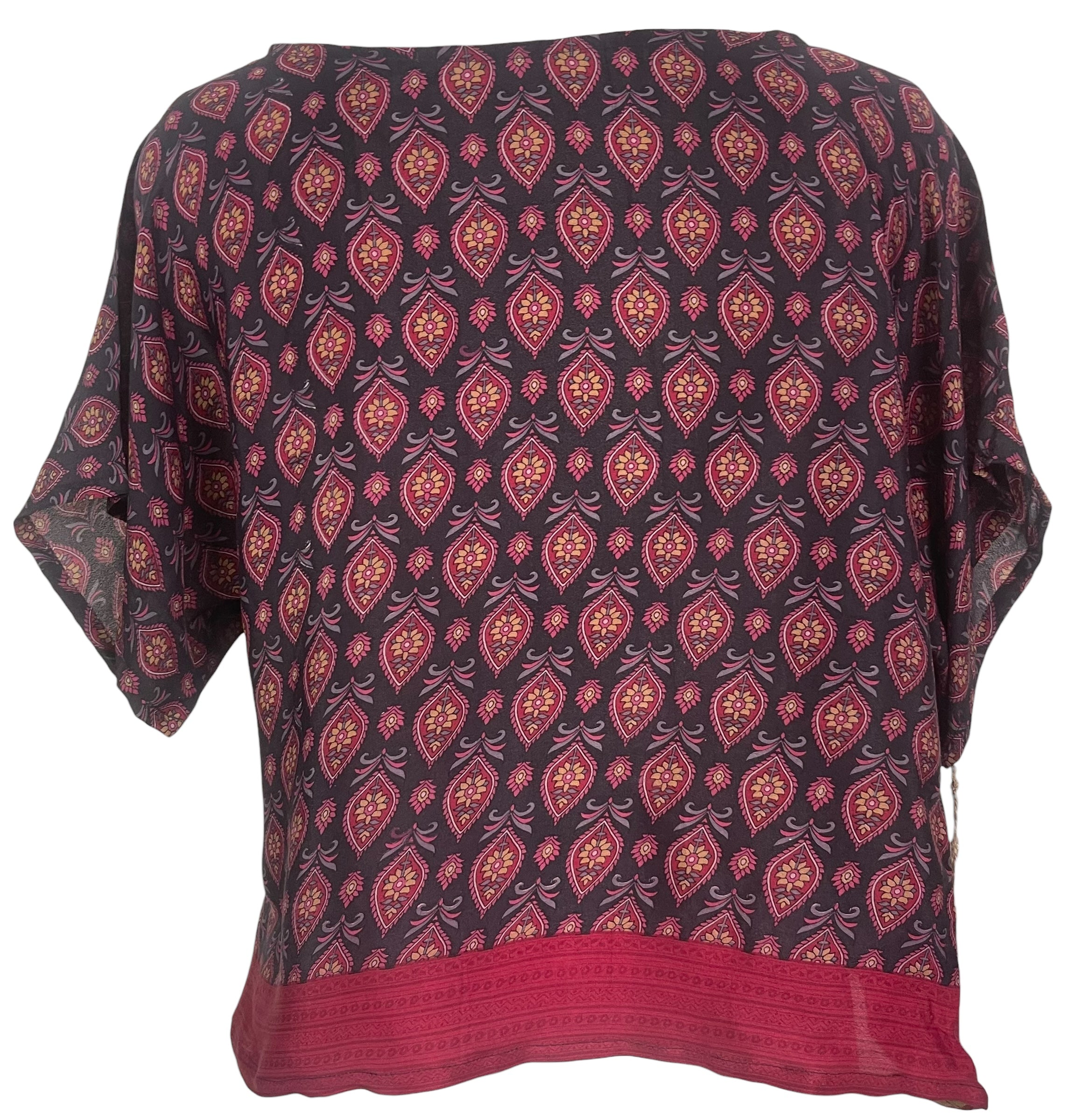 PRC8467 Avatar Pure Silk Boxy Top