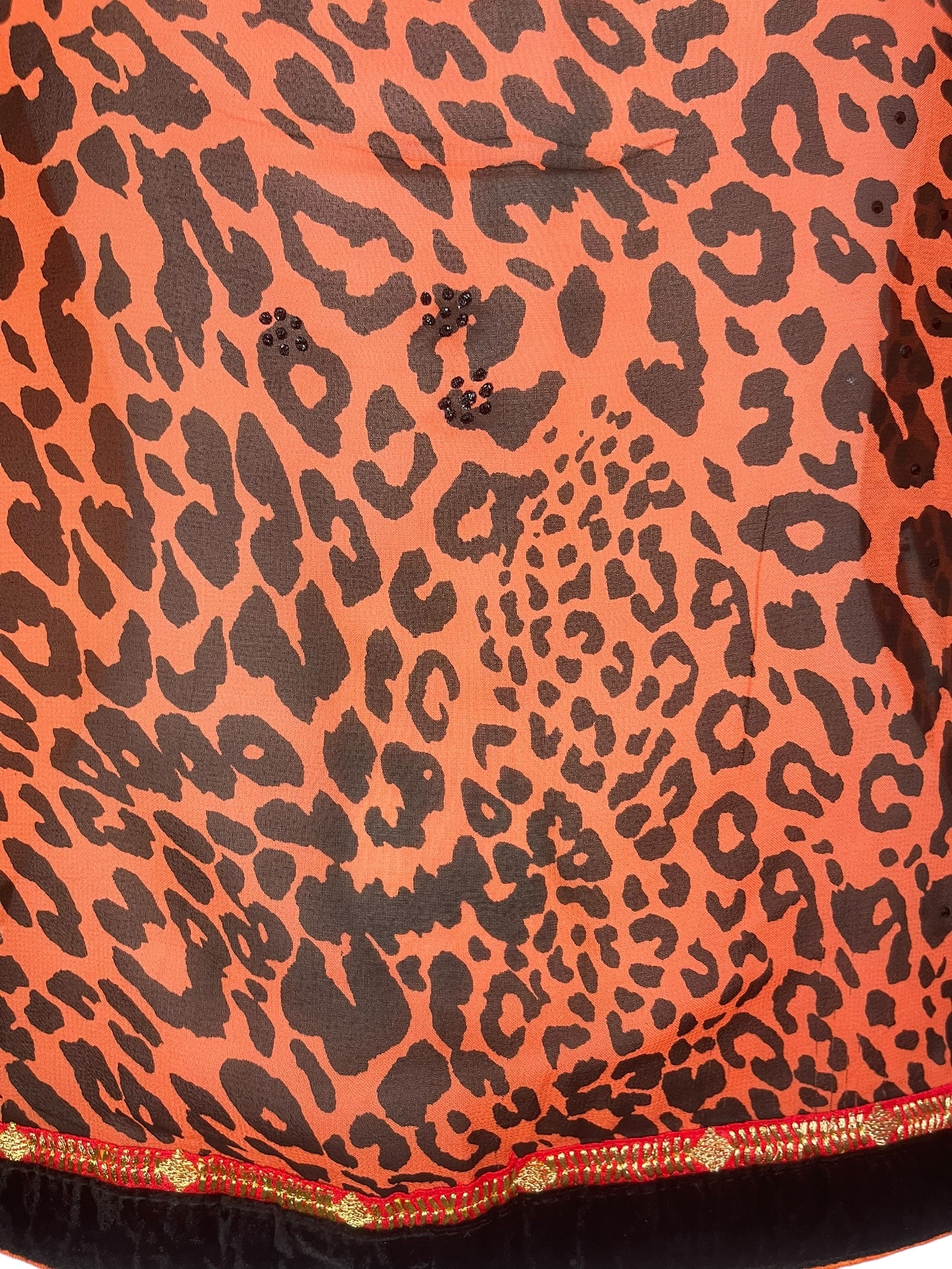 PREVIEW PRG8037 Sheer  Avatar Pure Silk Boxy Top by FEBRUARY2026 – Handmade ethical Boxy Top from sariKNOTsari using upcycled silk. Designed in Canada for travel and slow fashion, loved from Toronto to LA to Sydney.