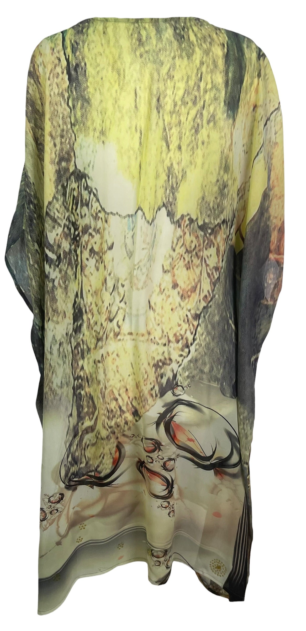 Releases Sunday August 9th at 8pm EST PRG9128 Sheer  Avatar Pure Silk Midi Length Kaftan