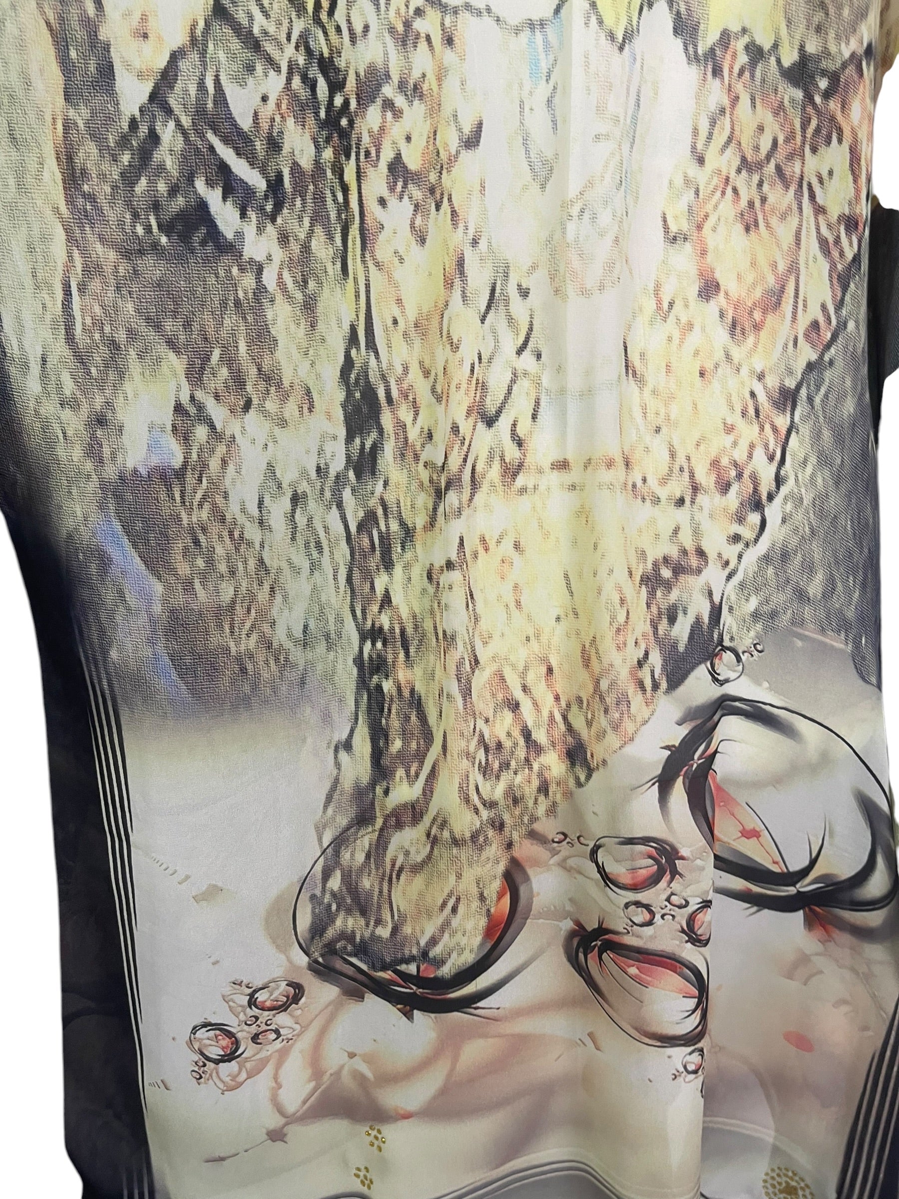 Releases Sunday August 9th at 8pm EST PRG9128 Sheer  Avatar Pure Silk Midi Length Kaftan