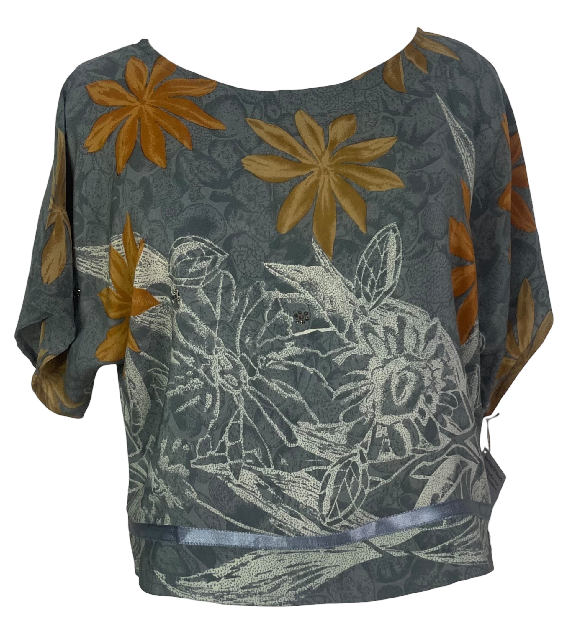 PRC8464 Avatar Pure Silk Boxy Top