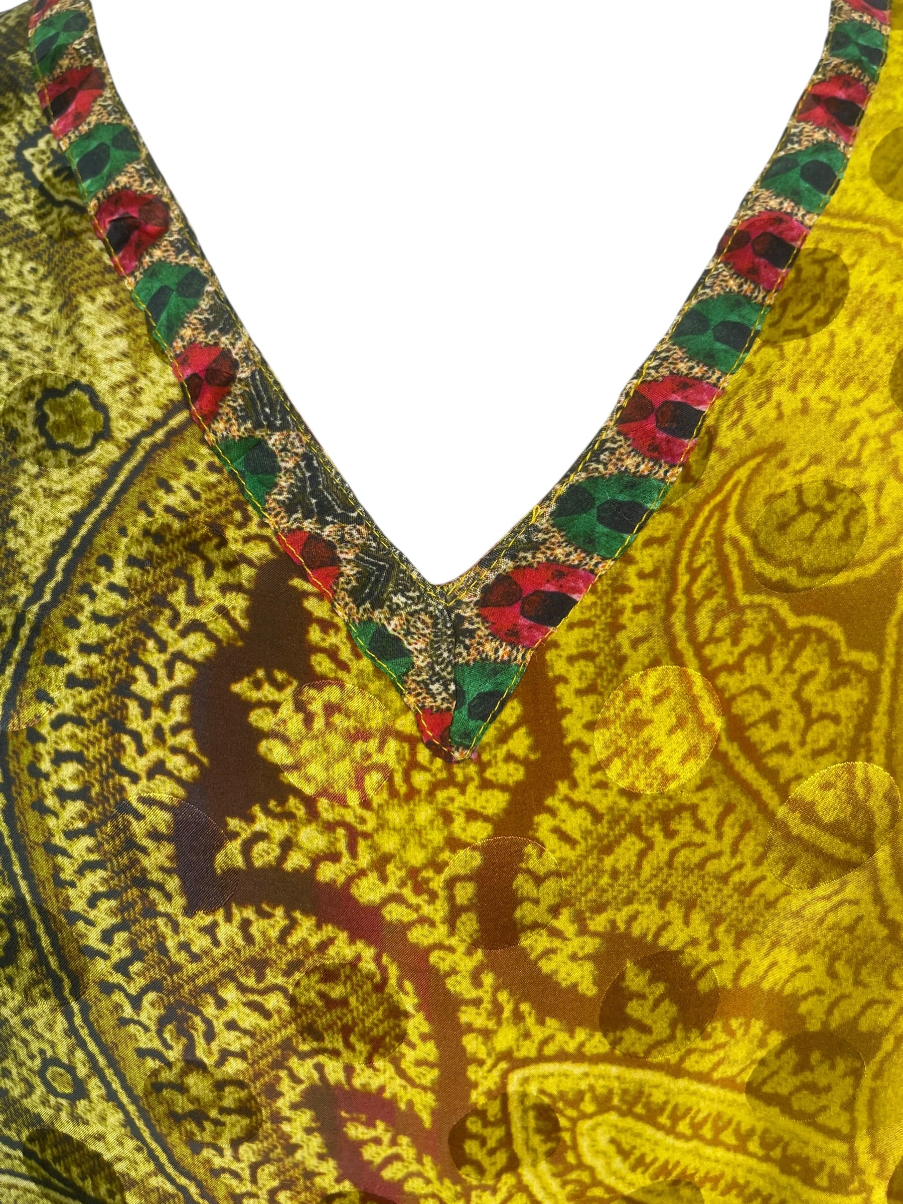 PRS9118  Avatar Pure Silk Midi Length Kaftan