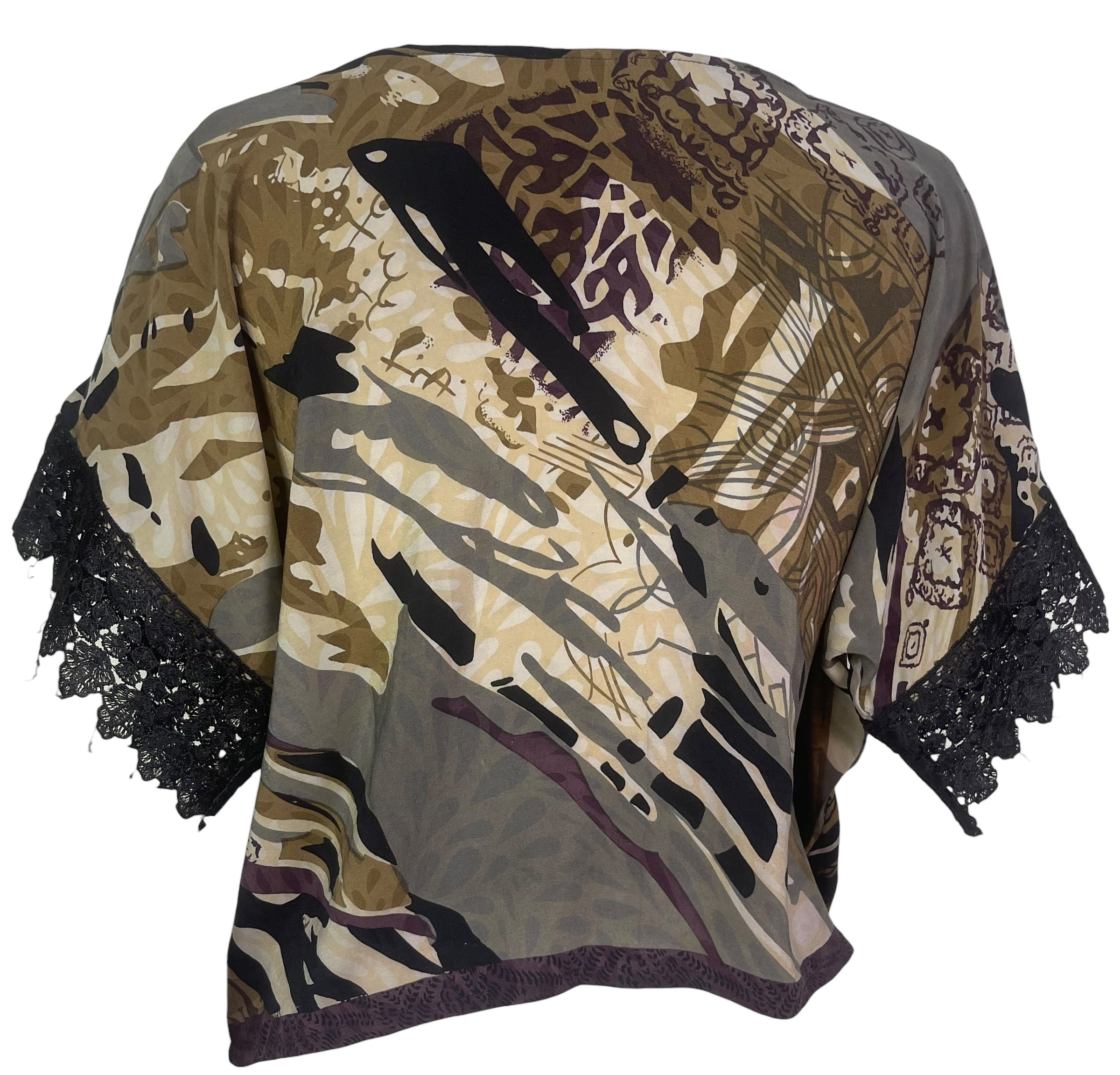 PRC7940 Avatar Pure Silk Boxy Top