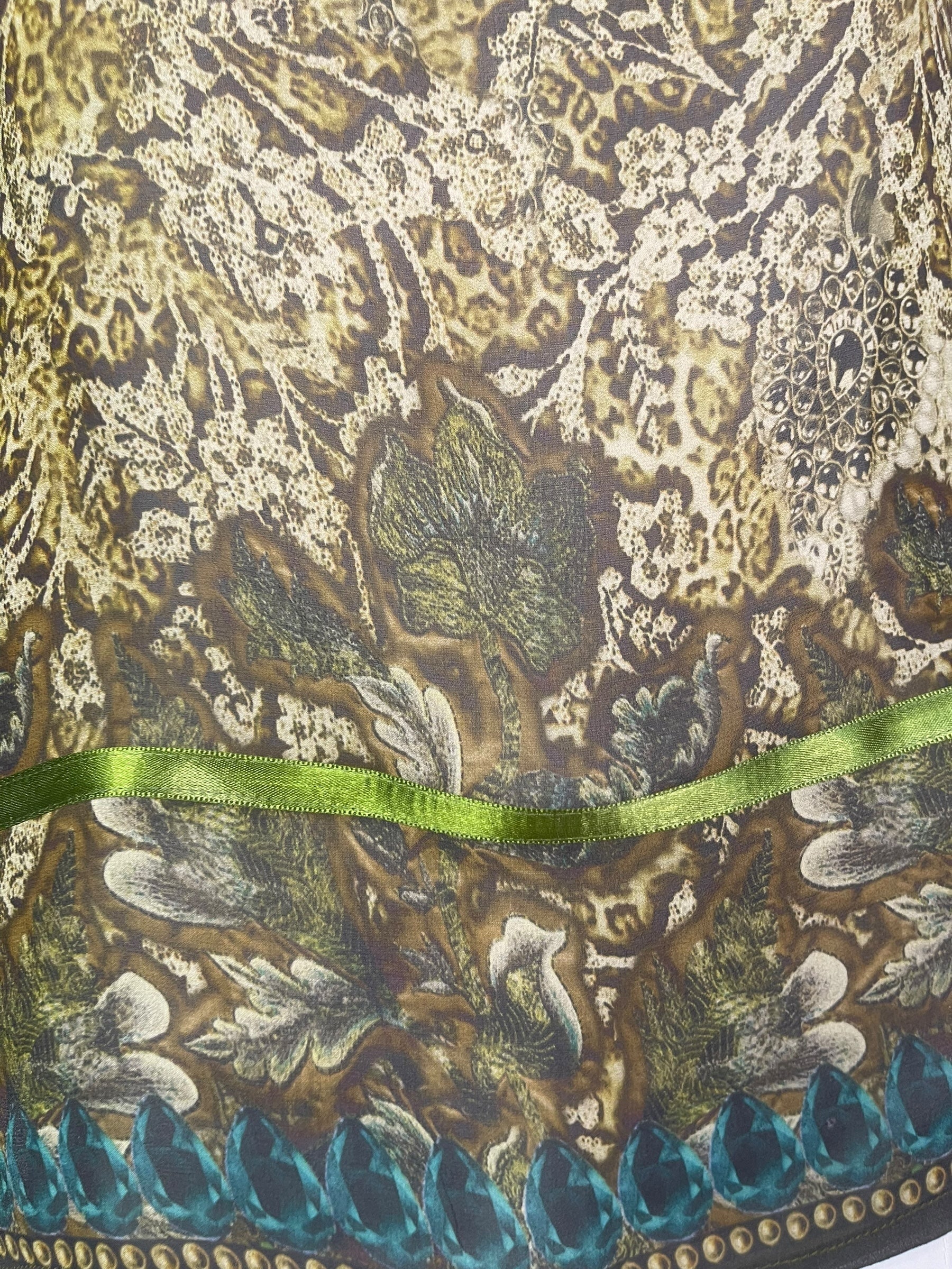 PRG8030 Sheer Avatar Pure Silk Boxy Top