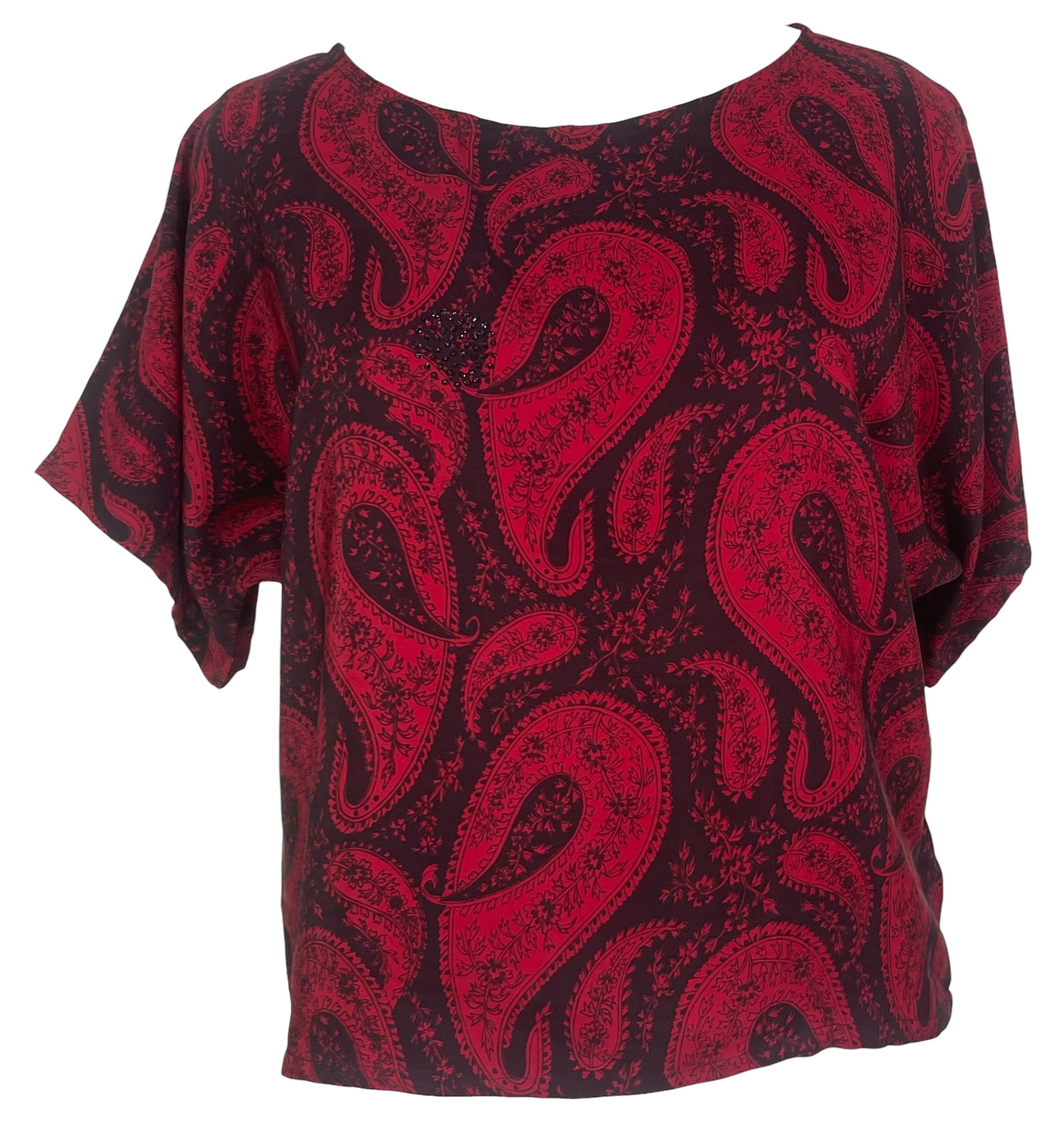 PREVIEW PRC8466 Avatar Pure Silk Boxy Top by FEBRUARY2026 – Handmade ethical Boxy Top from sariKNOTsari using upcycled silk. Designed in Canada for travel and slow fashion, loved from Toronto to LA to Sydney.