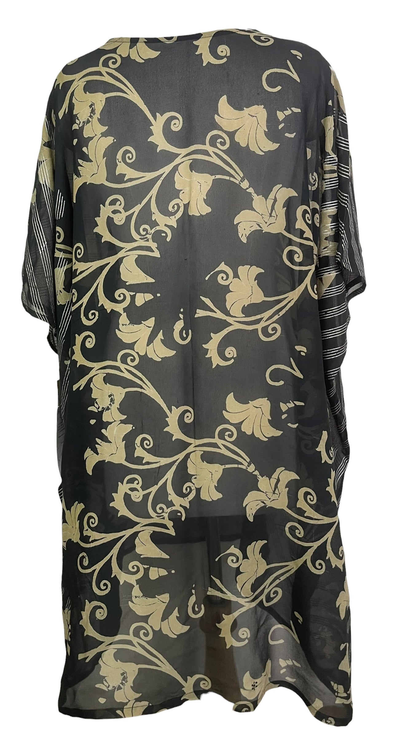 Releases Sunday August 9th at 8pm EST PRG9139 Sheer Wabi Sabi Pure Silk Midi Length Kaftan