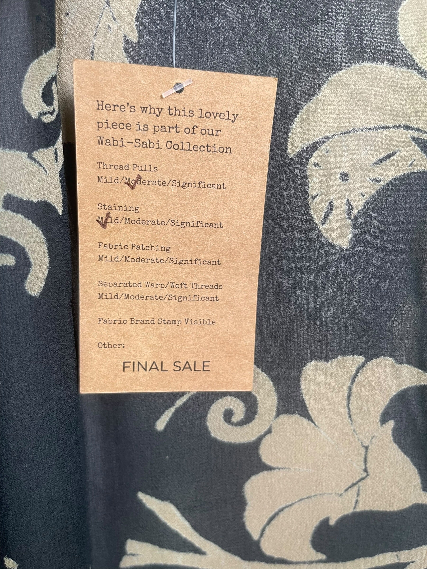 Releases Sunday August 9th at 8pm EST PRG9139 Sheer Wabi Sabi Pure Silk Midi Length Kaftan