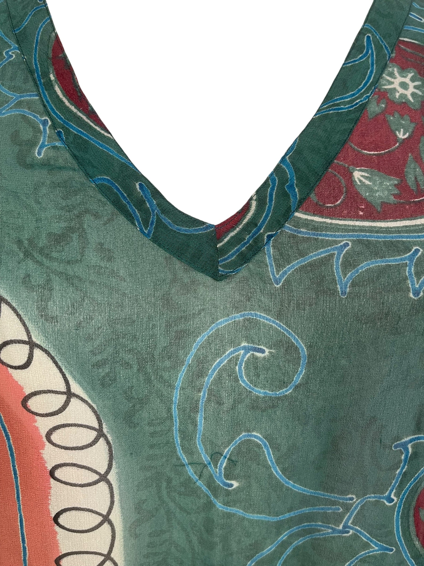 Releases Sunday at 8pm EST PRG9135 Sheer Wabi Sabi Pure Silk Midi Length Kaftan