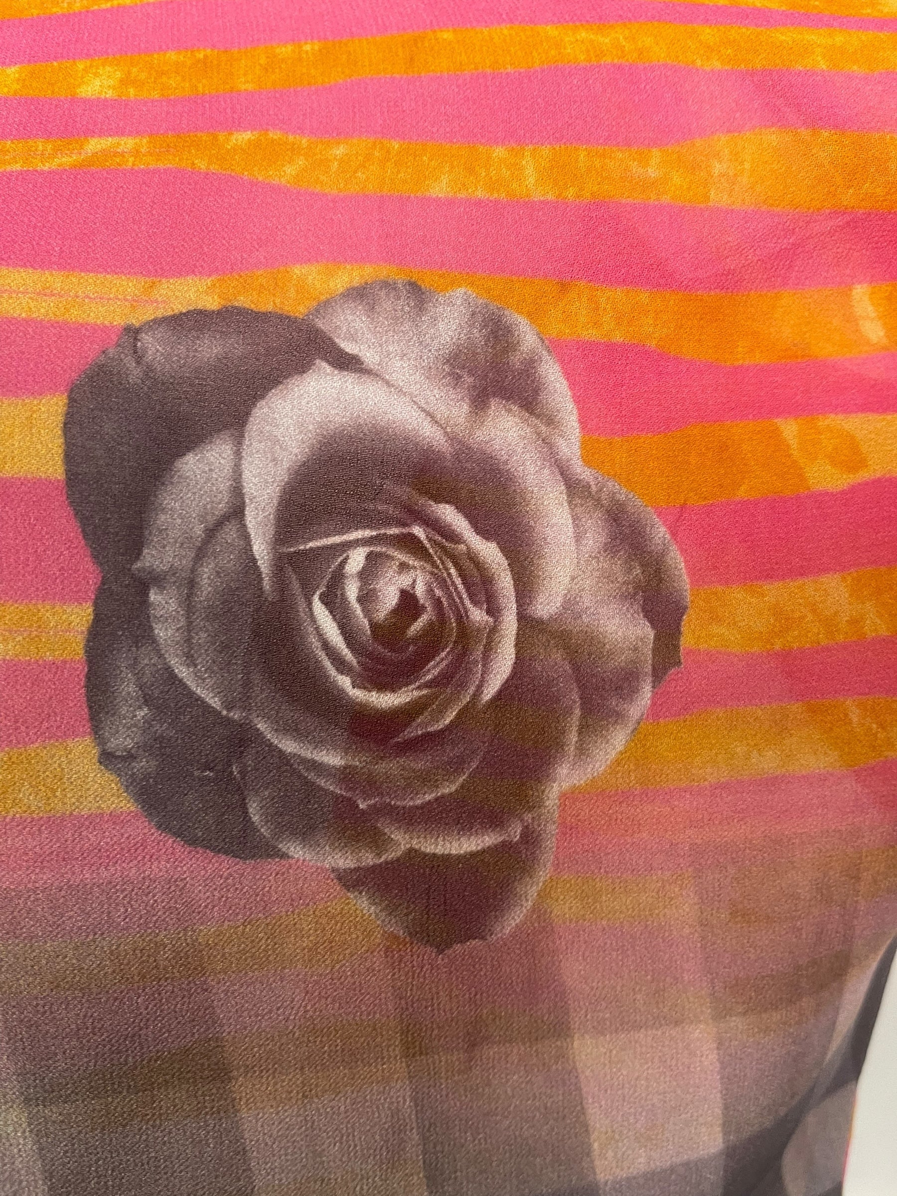 PREVIEW PRG8051 Sheer  Avatar Pure Silk Boxy Top by FEBRUARY2026 – Handmade ethical Boxy Top from sariKNOTsari using upcycled silk. Designed in Canada for travel and slow fashion, loved from Toronto to LA to Sydney.