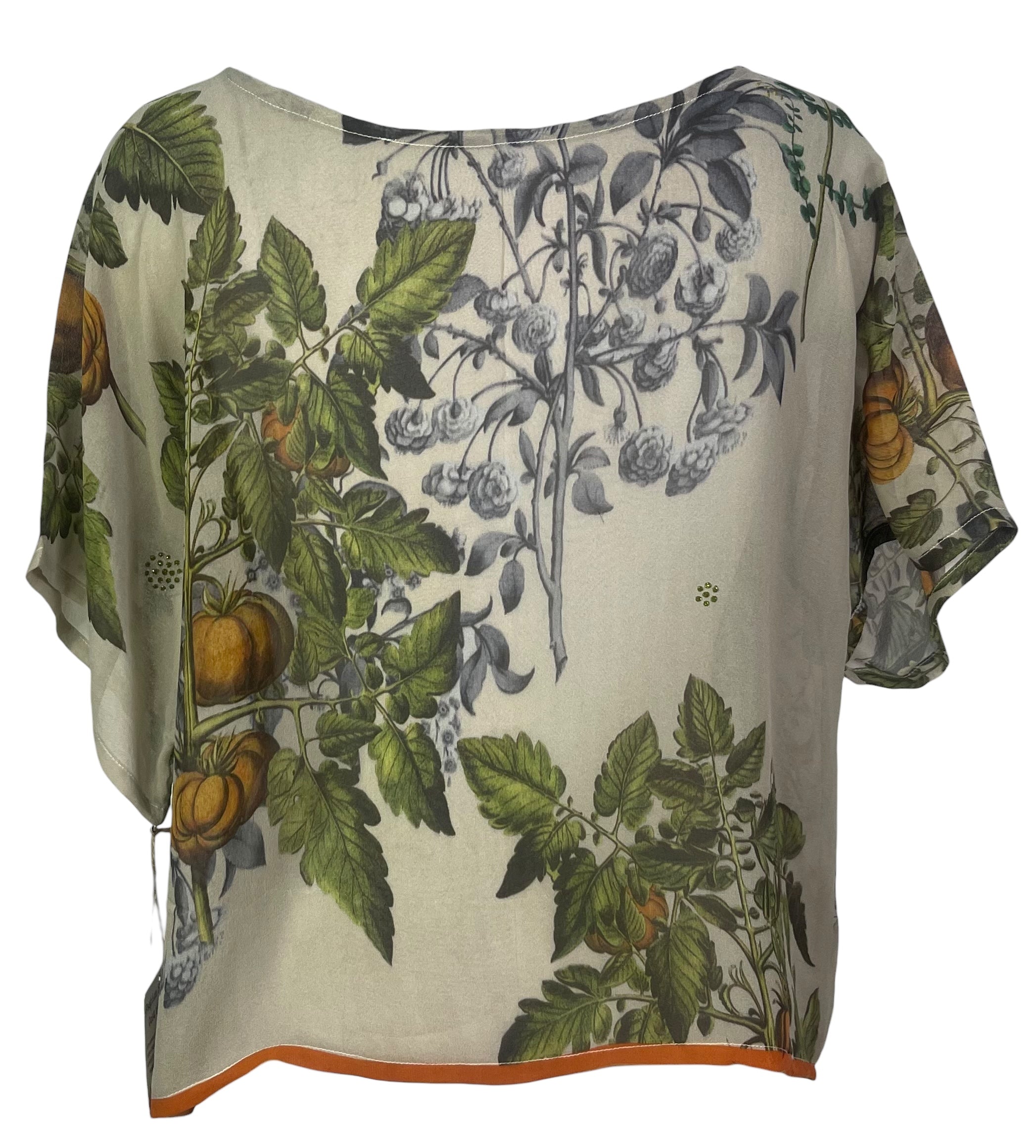 PREVIEW PRG8049 Sheer  Avatar Pure Silk Boxy Top by FEBRUARY2026 – Handmade ethical Boxy Top from sariKNOTsari using upcycled silk. Designed in Canada for travel and slow fashion, loved from Toronto to LA to Sydney.