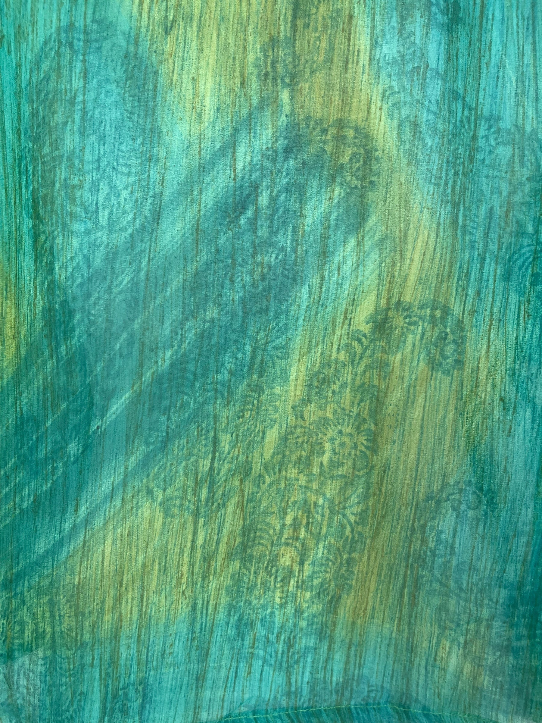 PREVIEW PRG8475 Sheer  Avatar Pure Silk Boxy Top by FEBRUARY2026 – Handmade ethical Boxy Top from sariKNOTsari using upcycled silk. Designed in Canada for travel and slow fashion, loved from Toronto to LA to Sydney.