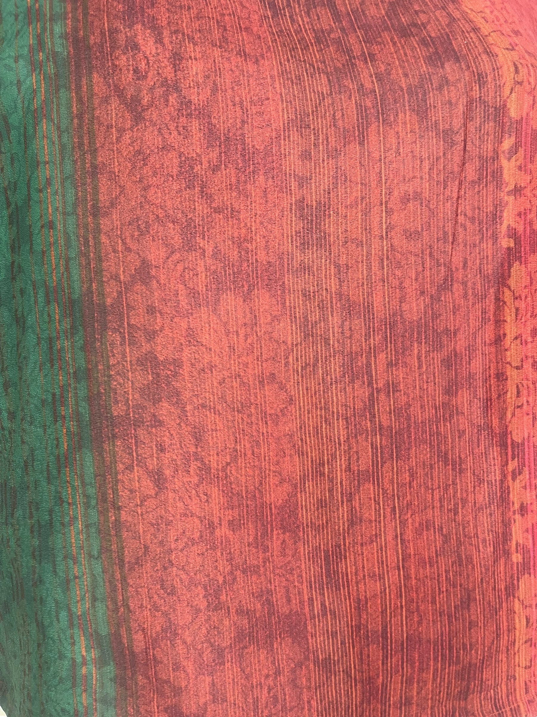 PREVIEW PRG8055 Sheer  Avatar Pure Silk Boxy Top by FEBRUARY2026 – Handmade ethical Boxy Top from sariKNOTsari using upcycled silk. Designed in Canada for travel and slow fashion, loved from Toronto to LA to Sydney.