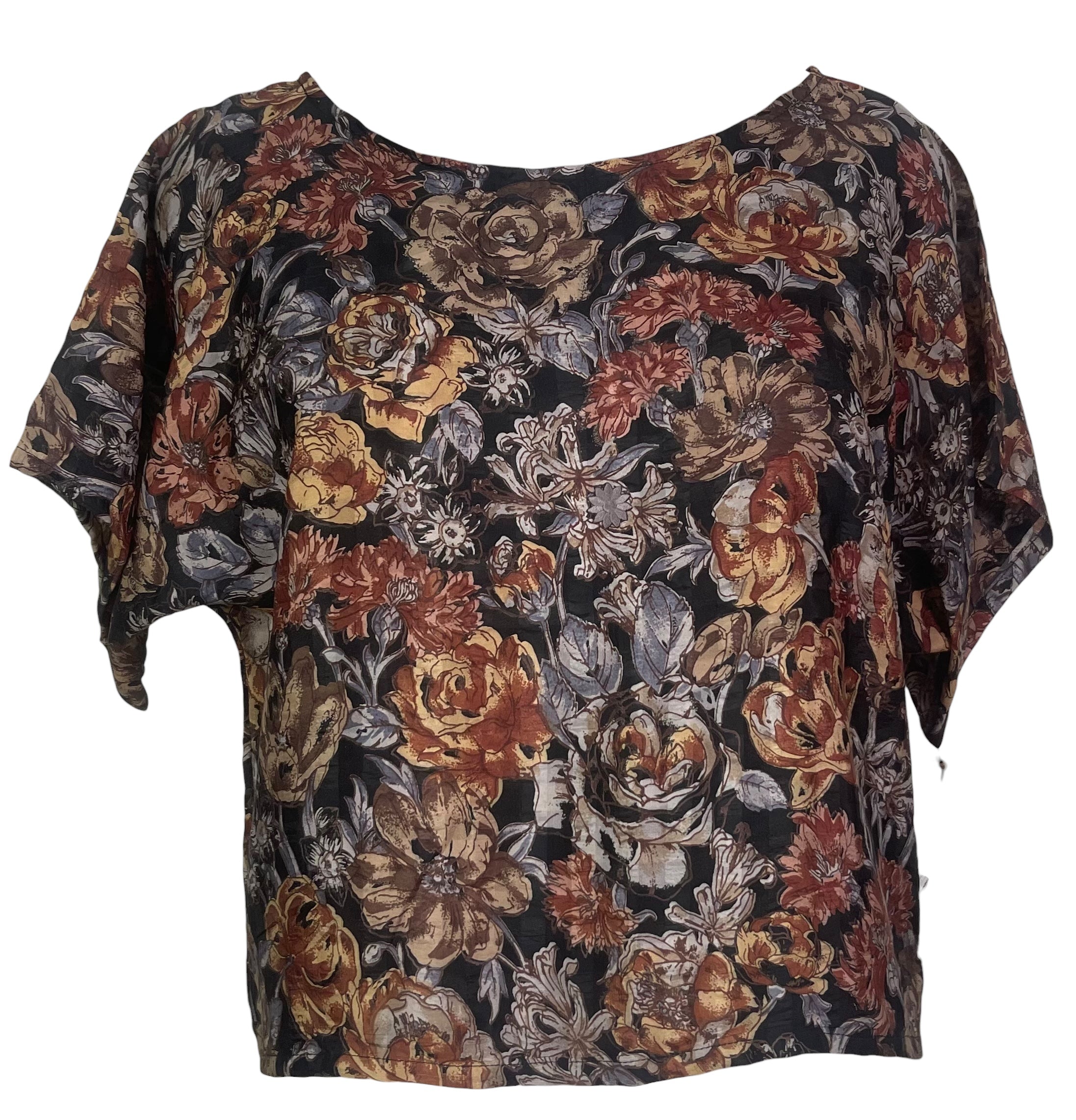 MISSING FABRIC VIDEO PRC7776 Avatar Pure Silk Boxy Top