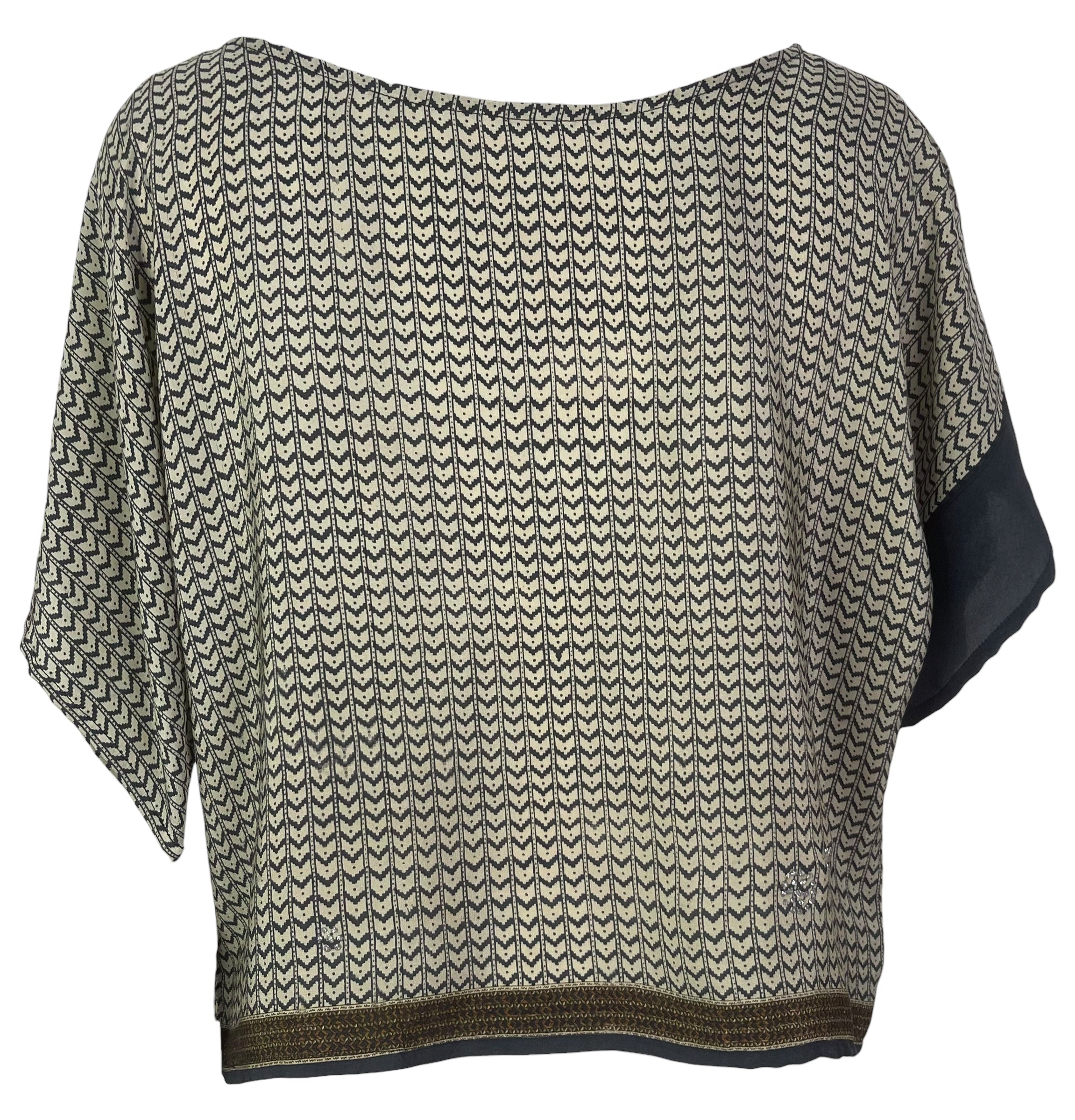 PRC8287 Avatar Pure Silk Boxy Top