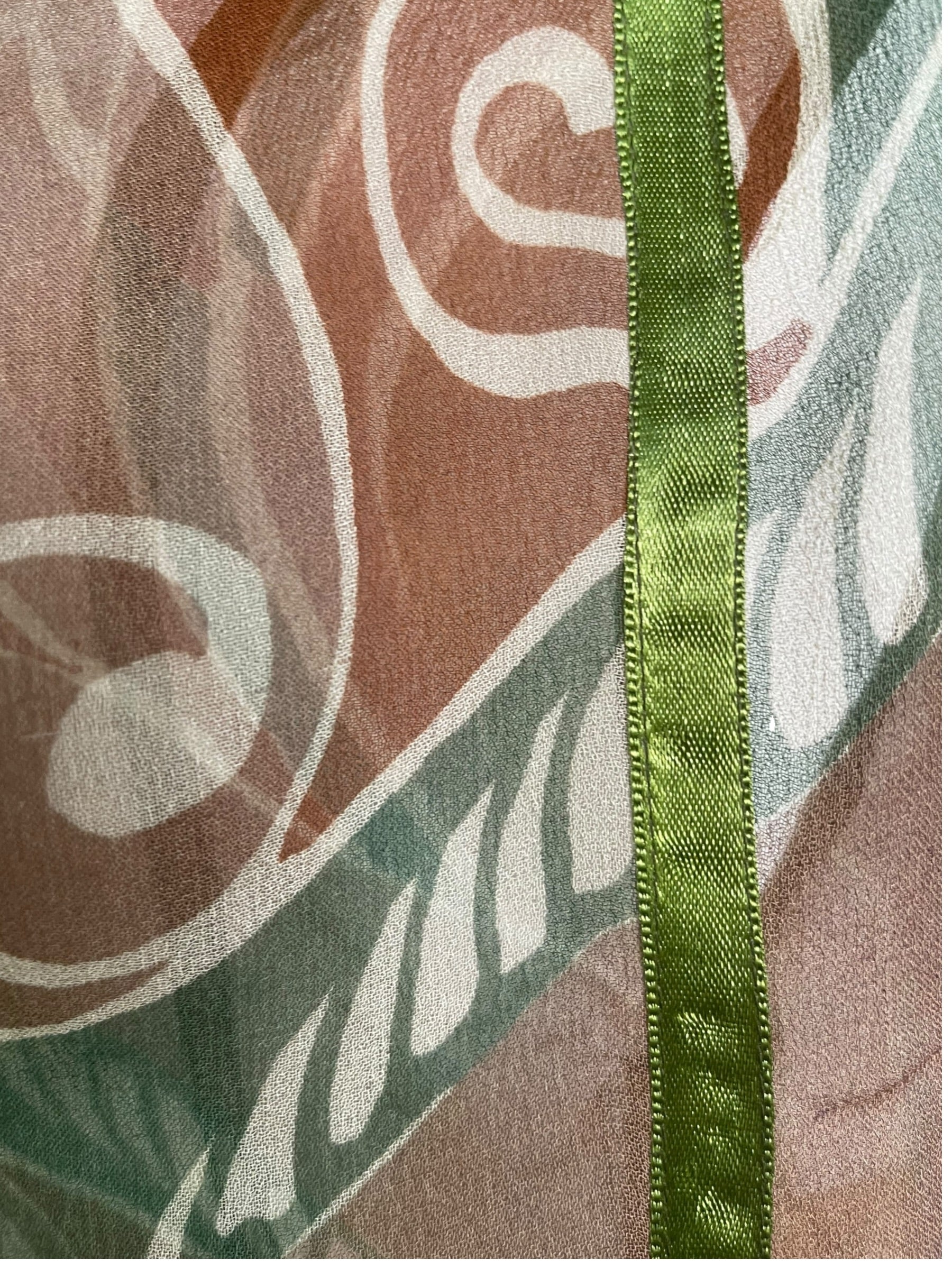 PRG9202 Sheer Wabi Sabi Pure Silk Cardigan