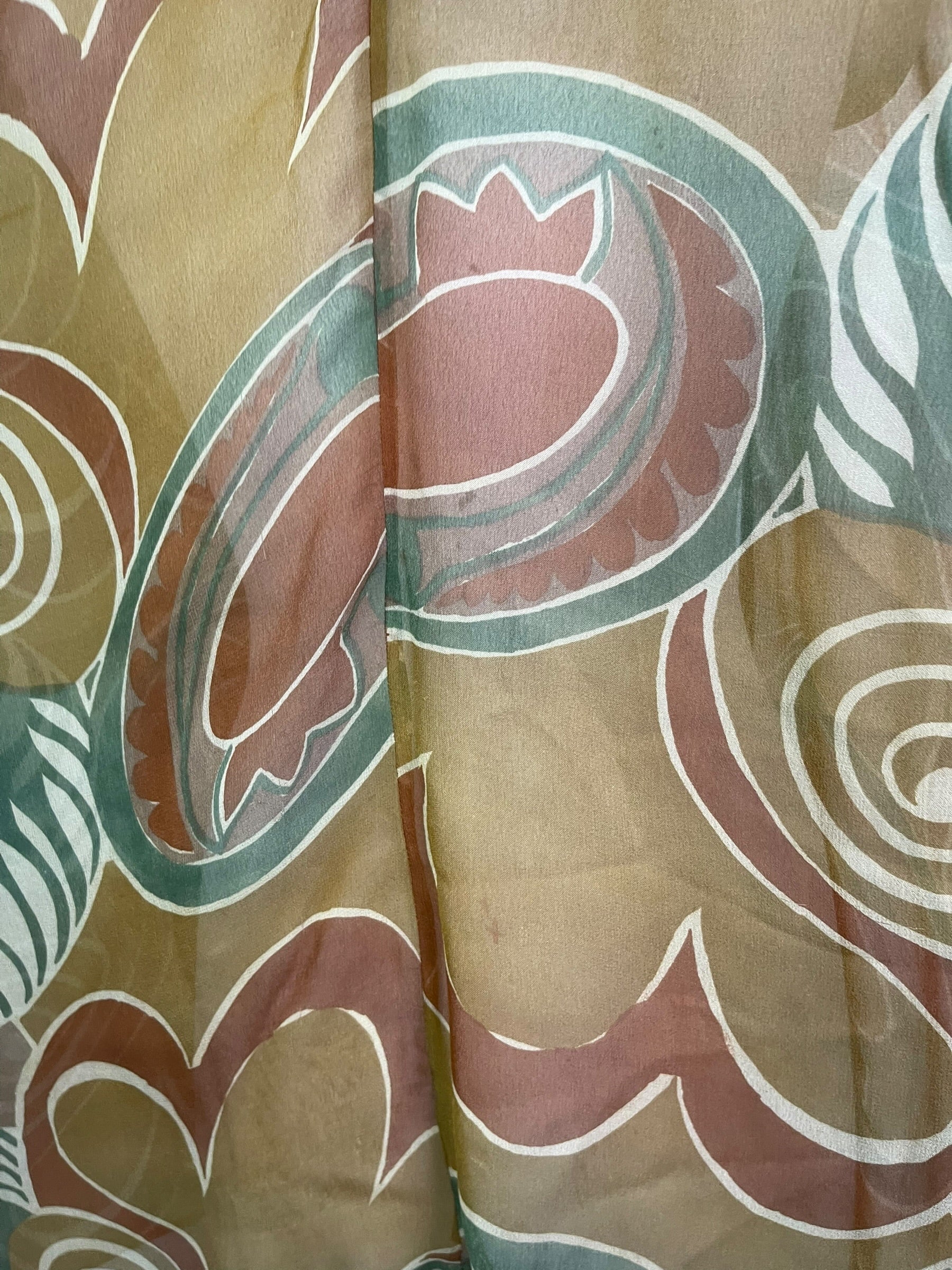 PRG9202 Sheer Wabi Sabi Pure Silk Cardigan