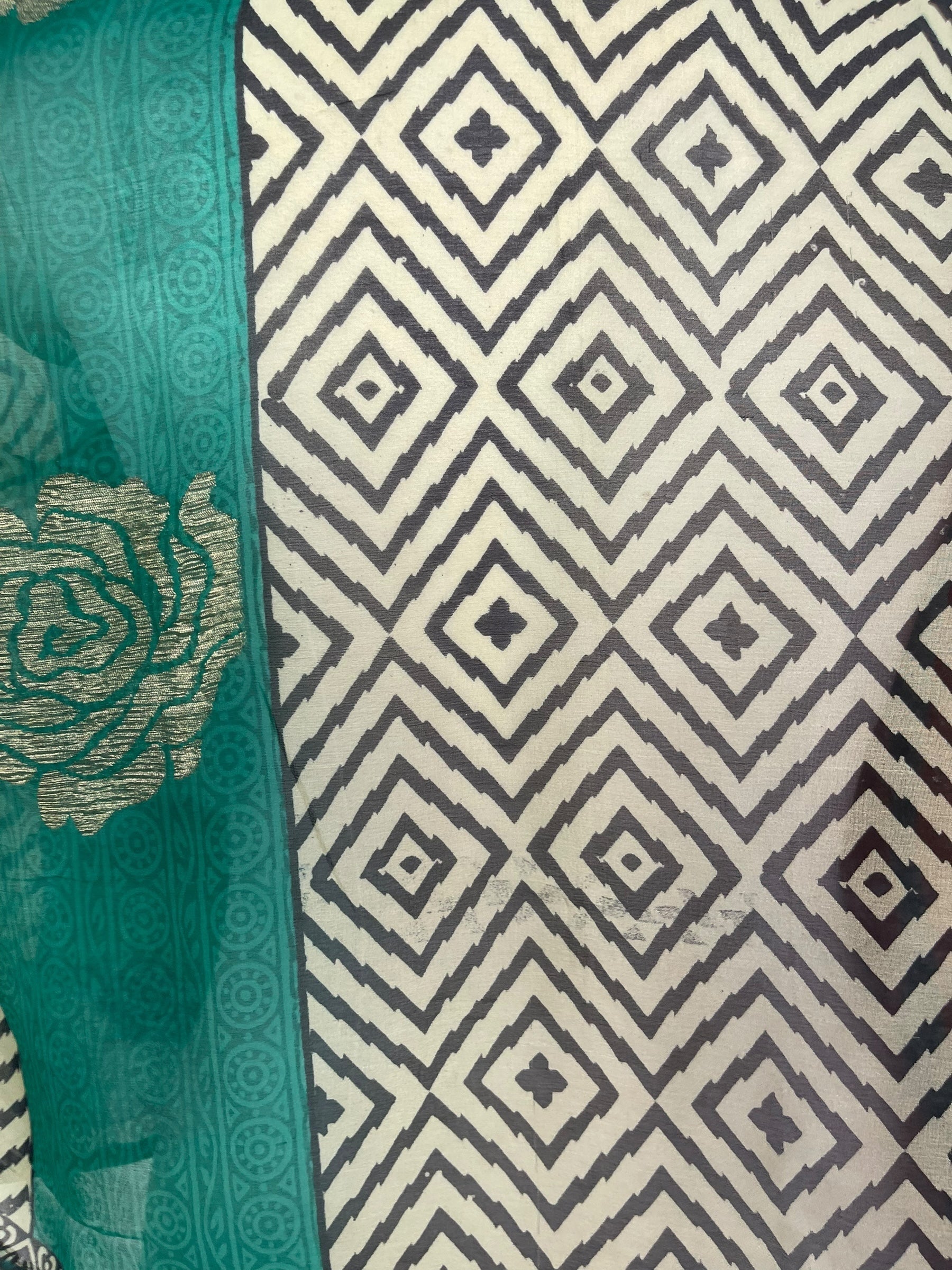 PREVIEW PRG7632 Sheer  Wabi Sabi Pure Silk Boxy Top by FEBRUARY2026 – Handmade ethical Boxy Top from sariKNOTsari using upcycled silk. Designed in Canada for travel and slow fashion, loved from Toronto to LA to Sydney.