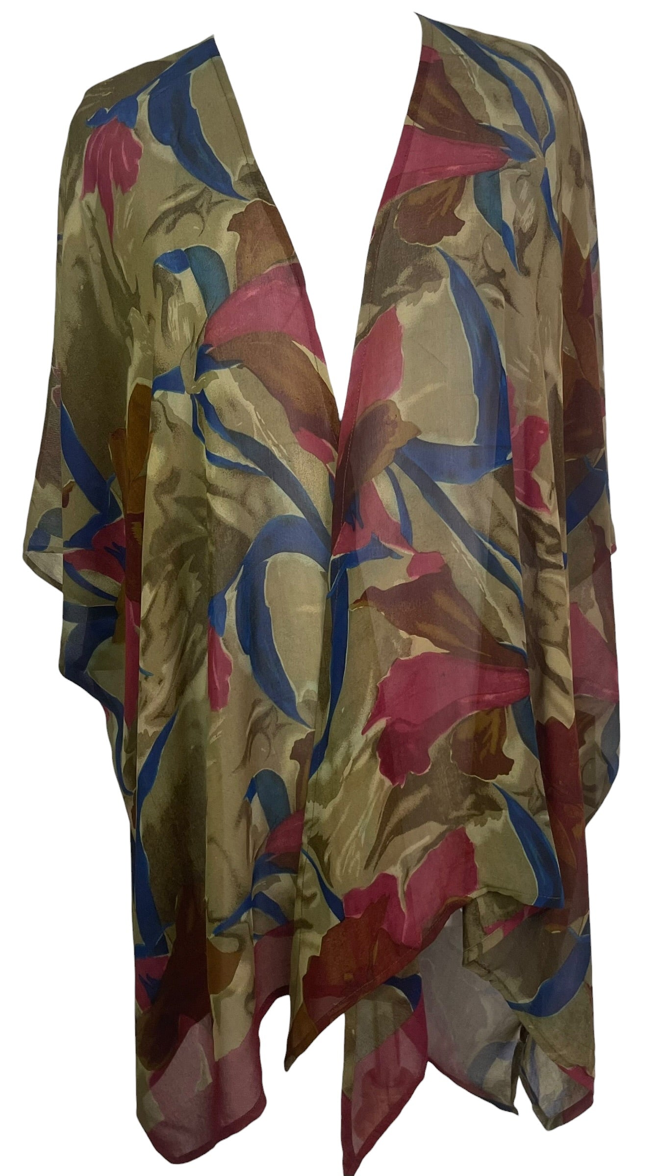 PRG9209 Sheer Wabi Sabi Pure Silk Cardigan