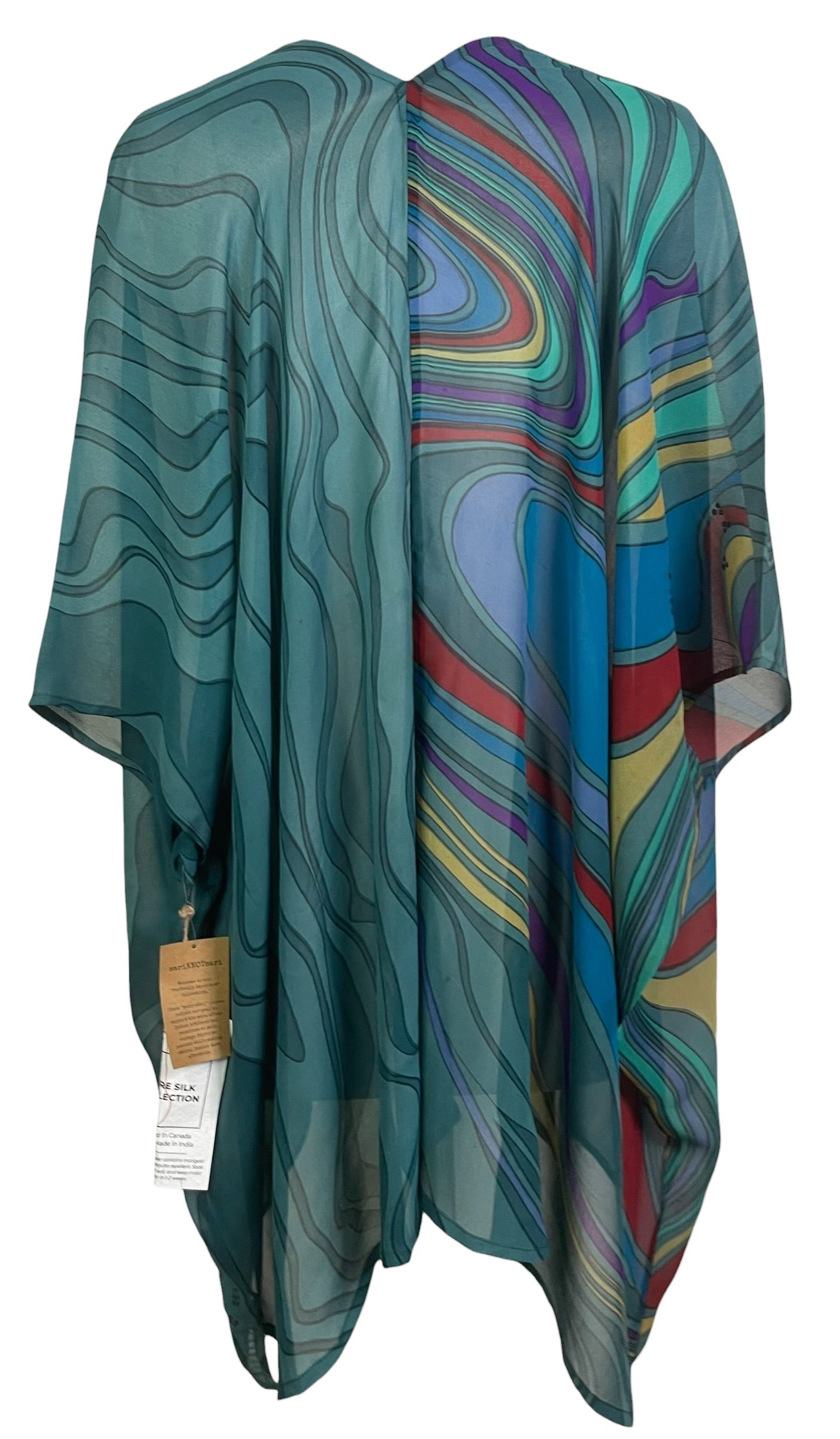 Releases Sunday at 8pm EST PRG9204 Sheer Wabi Sabi Pure Silk Cardigan