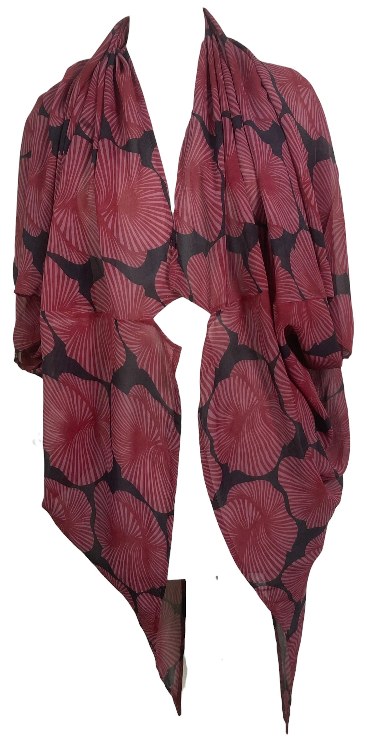 Releases Sunday at 8pm EST  PRG9206 Sheer Wabi Sabi Pure Silk Cardigan