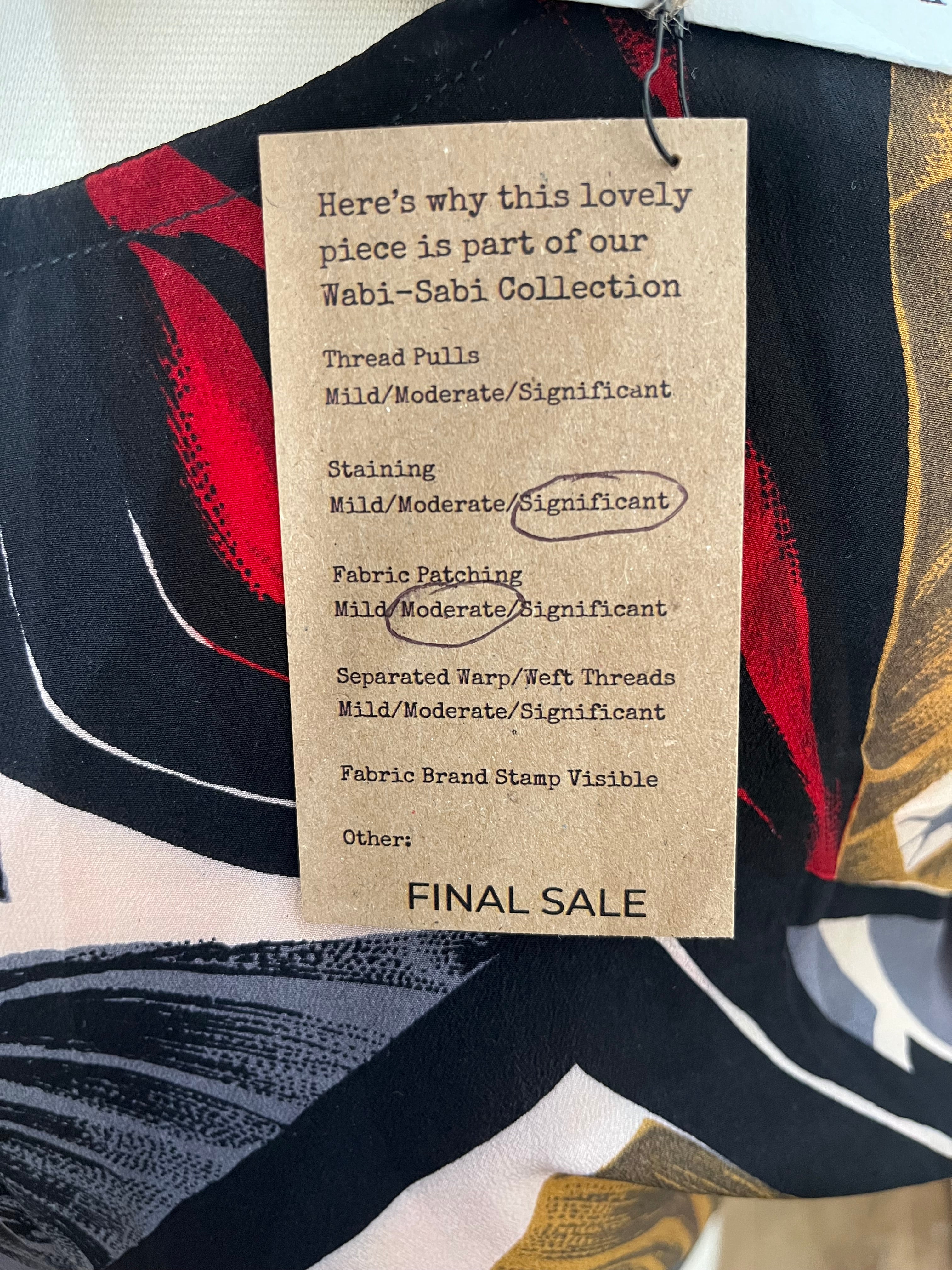 PRC6909 Wabi Sabi Pure Silk Hi Lo Top