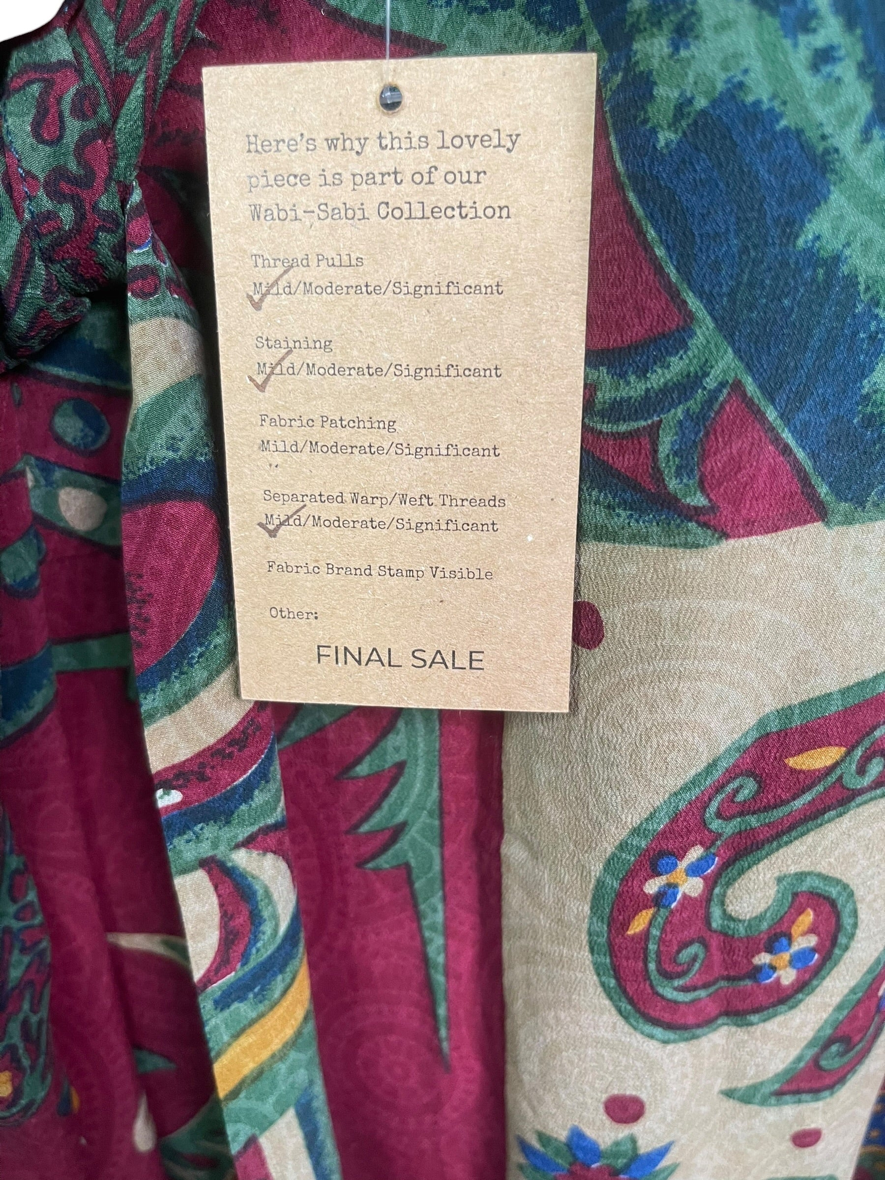 Releases Sunday at 8pm EST PRC9120 Wabi Sabi Pure Silk Kimono Sleeved Duster with Belt