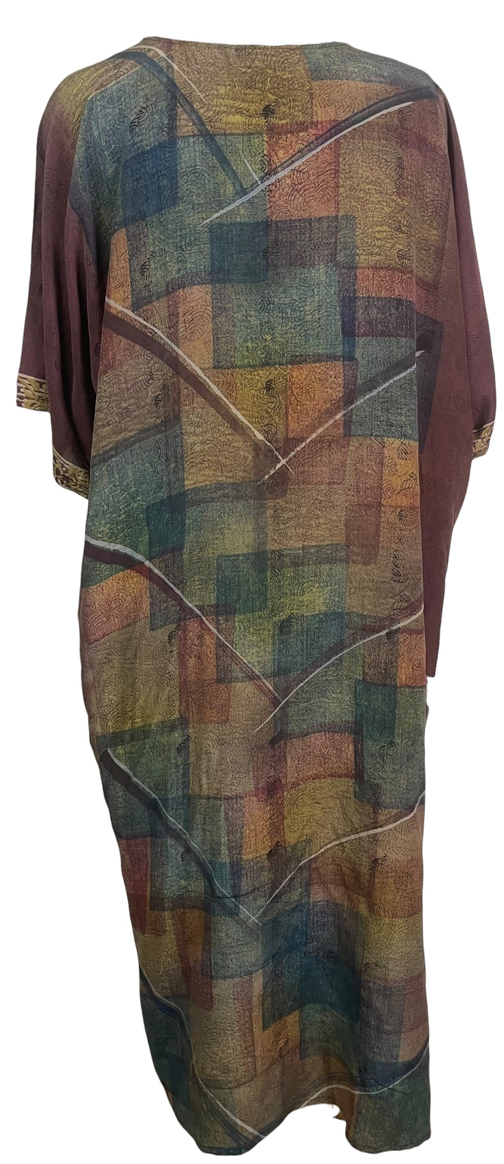 Releases Sunday at 8pm EST  PRC9121 Wabi Sabi Pure Silk Kimono Sleeved Duster with Belt