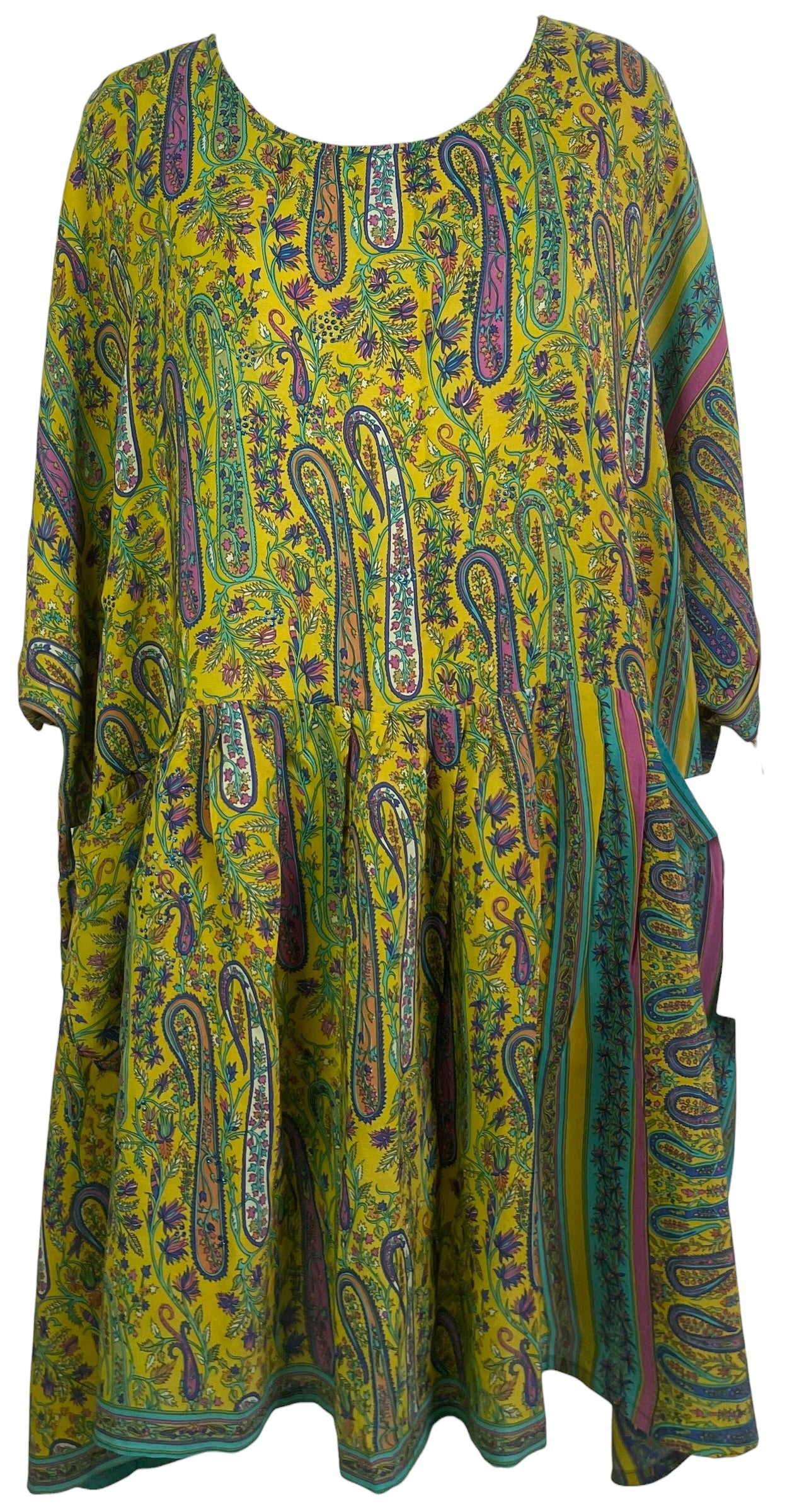 PRC8791 Avatar Pure Silk Boxy Babydoll Dress
