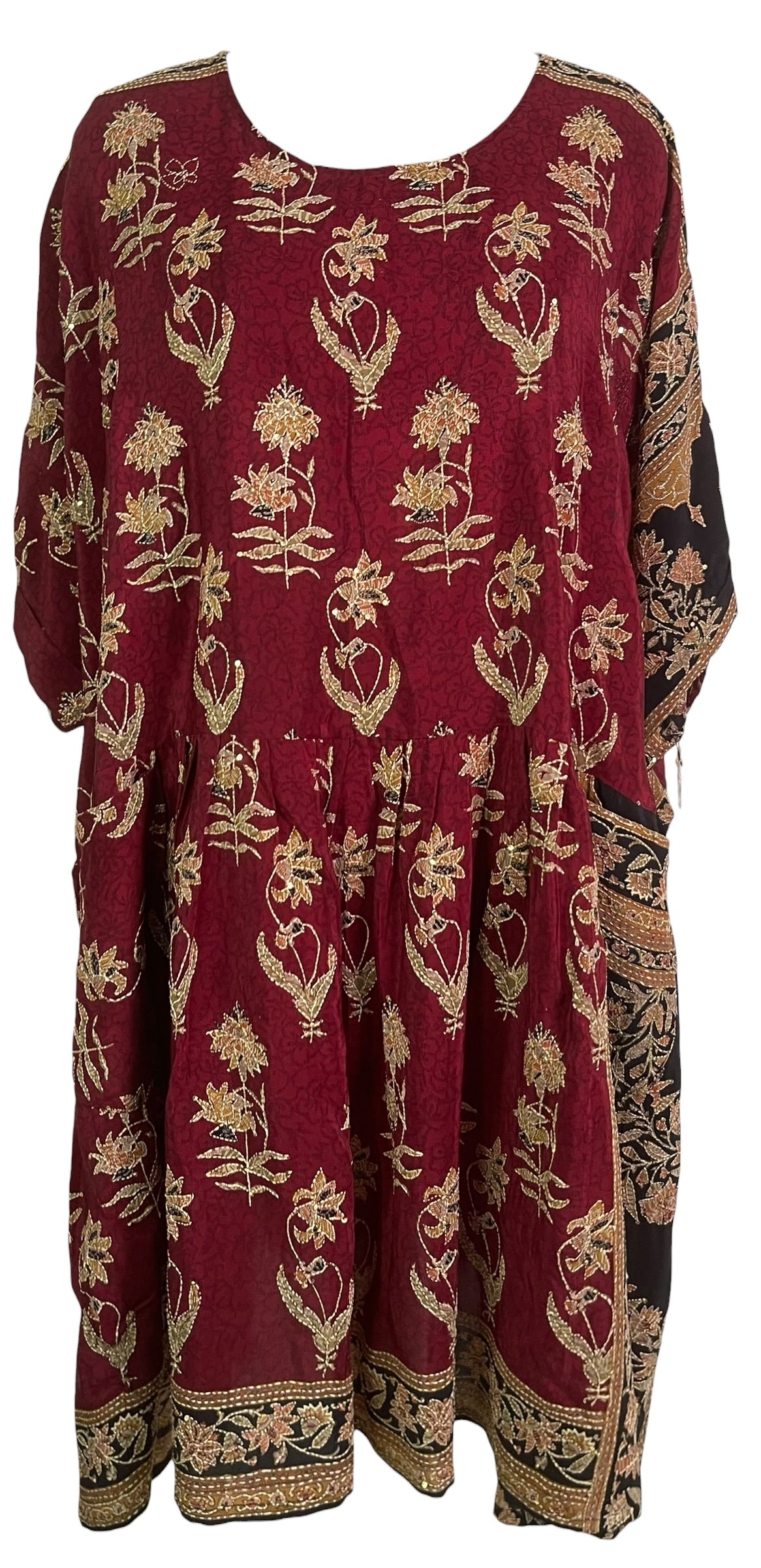 PRC8792 Avatar Pure Silk Boxy Babydoll Dress