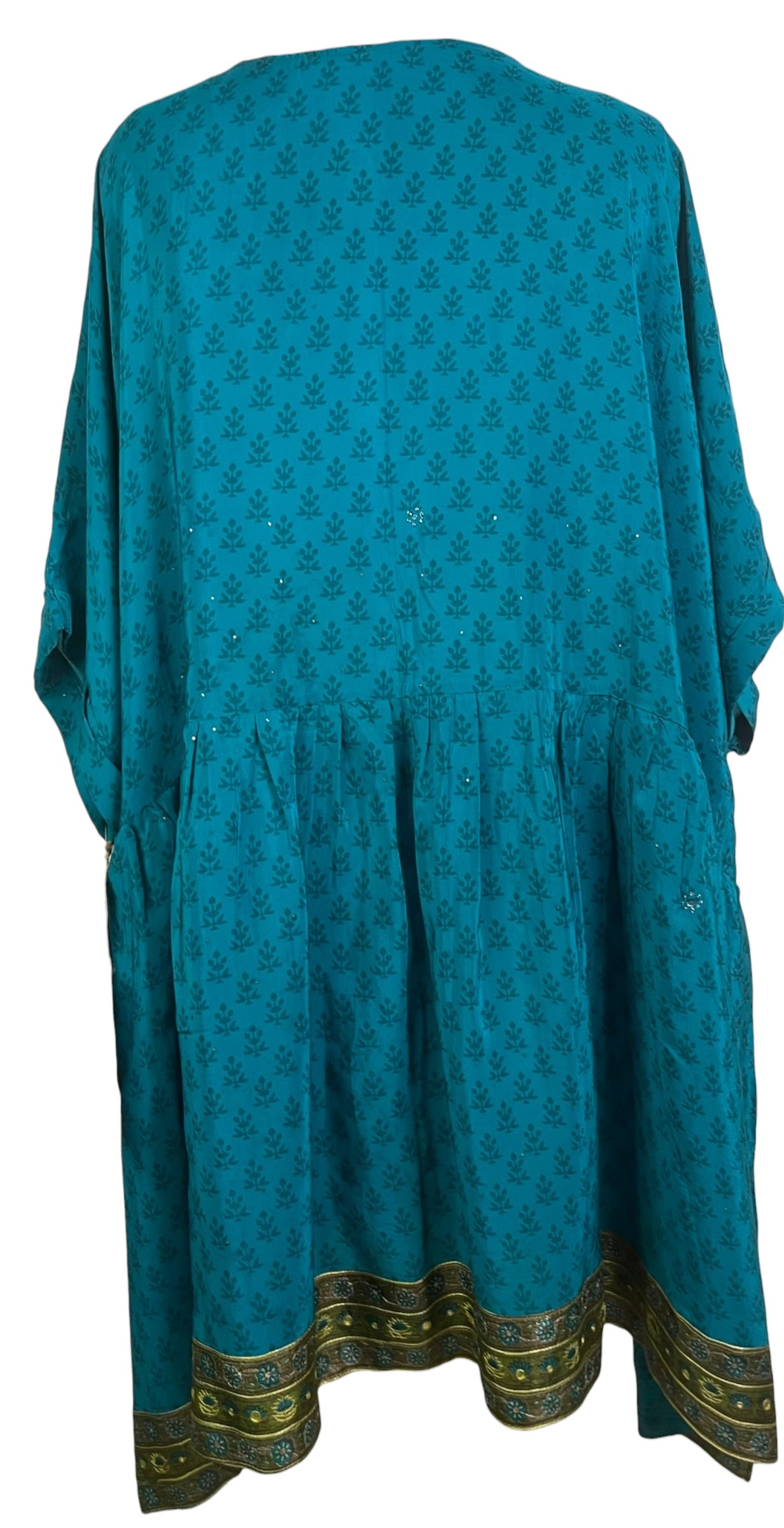 PRC8789 Wabi Sabi Pure Silk Boxy Babydoll Dress